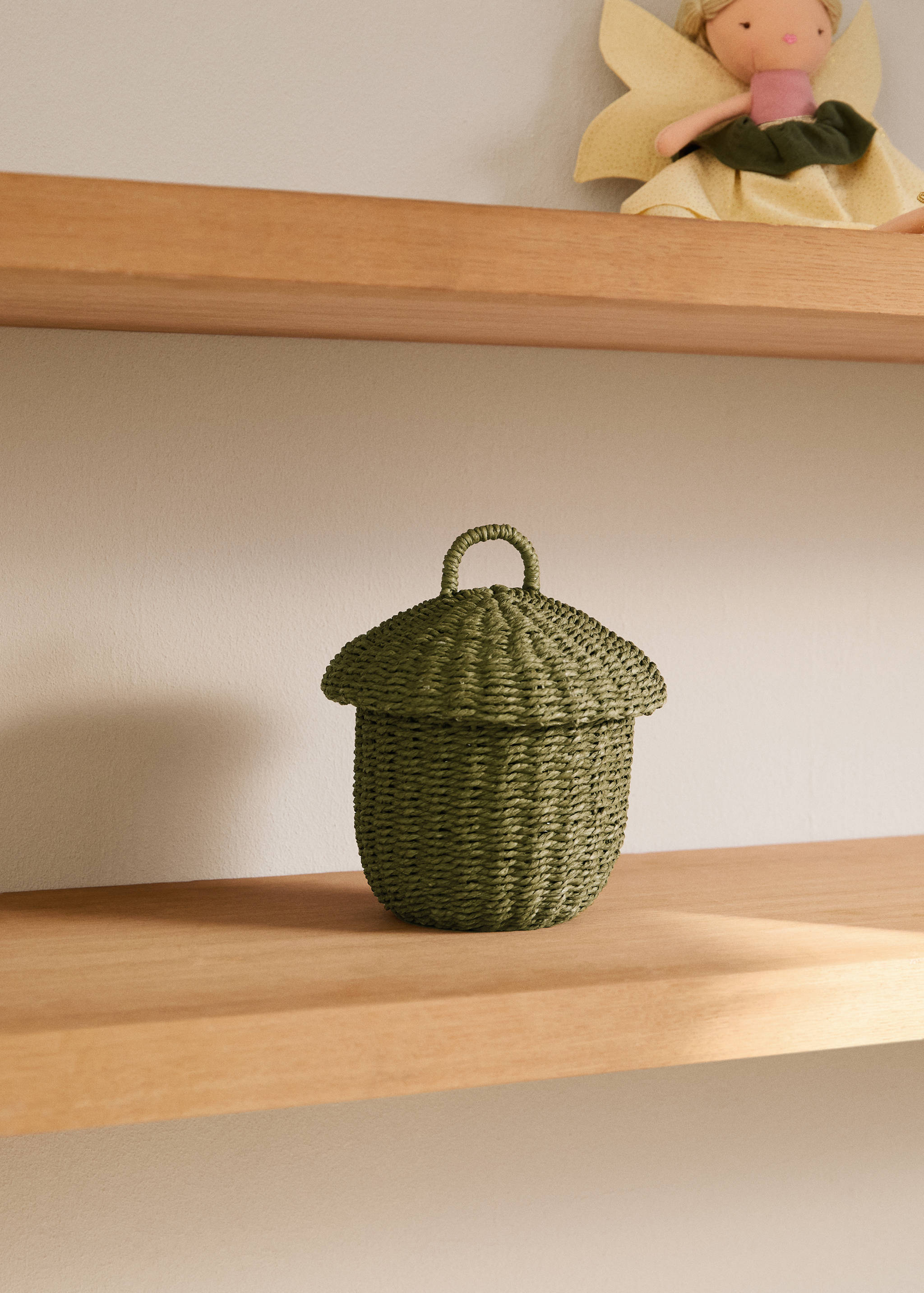 Coș de hârtie pentru copii, model ghindă - Plan general