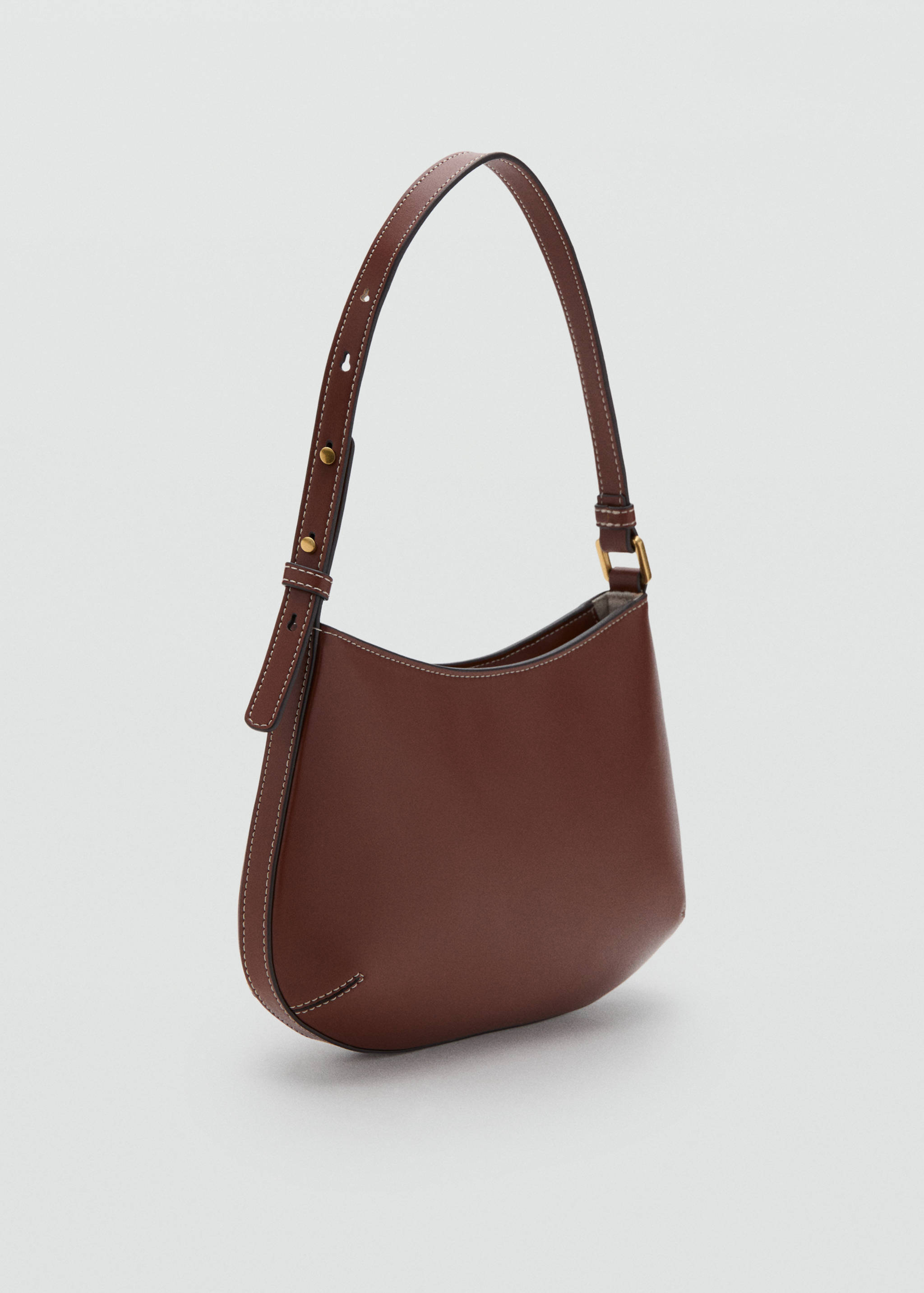 Oval shoulder bag - Medium plane