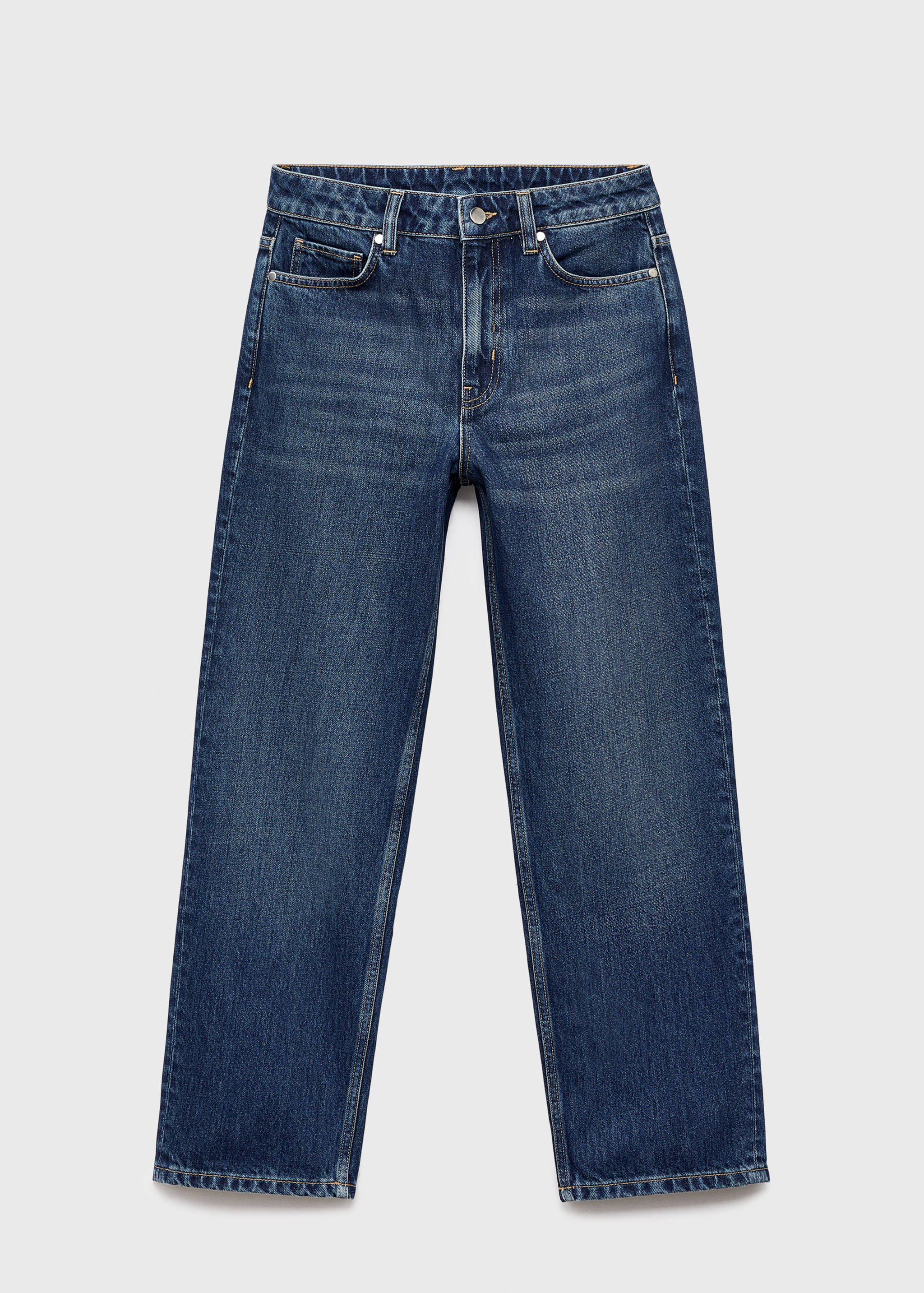 Mid-rise straight jeans - Article without model