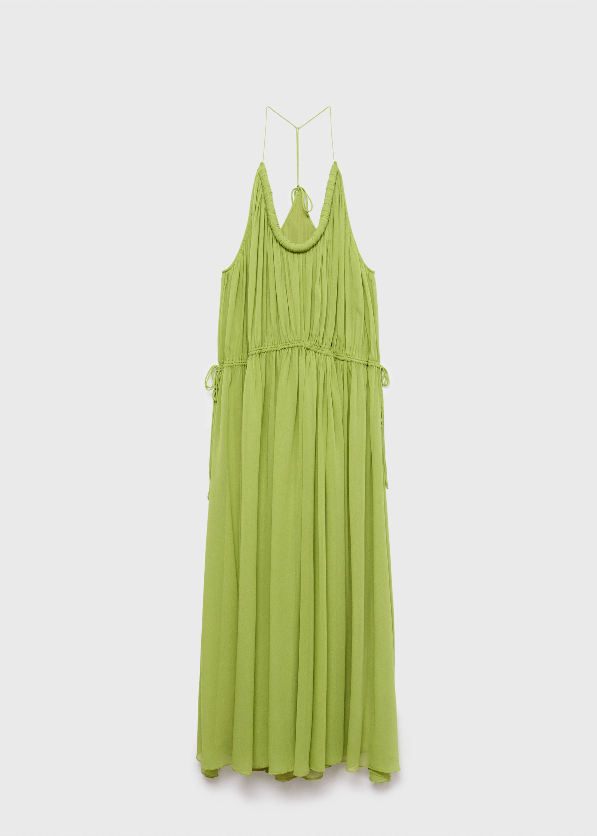 Vestido plisado oversize - Artículo sin modelo, Verde. Ref: 17024791-00.