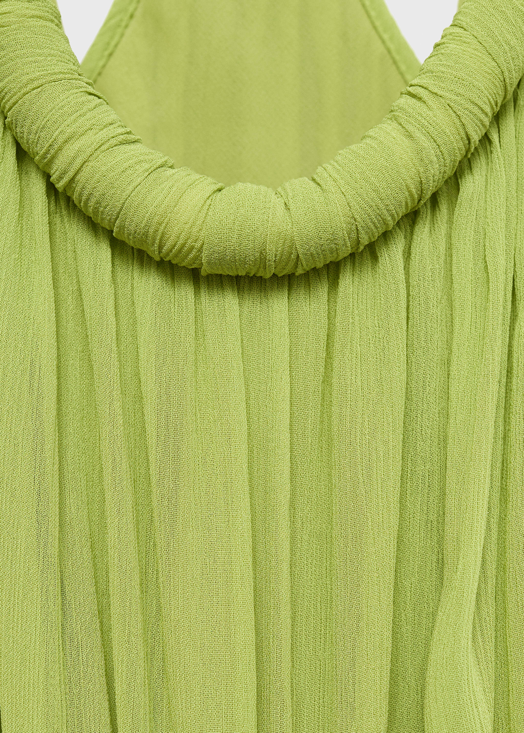 Oversized pleated dress - Details of the article 8