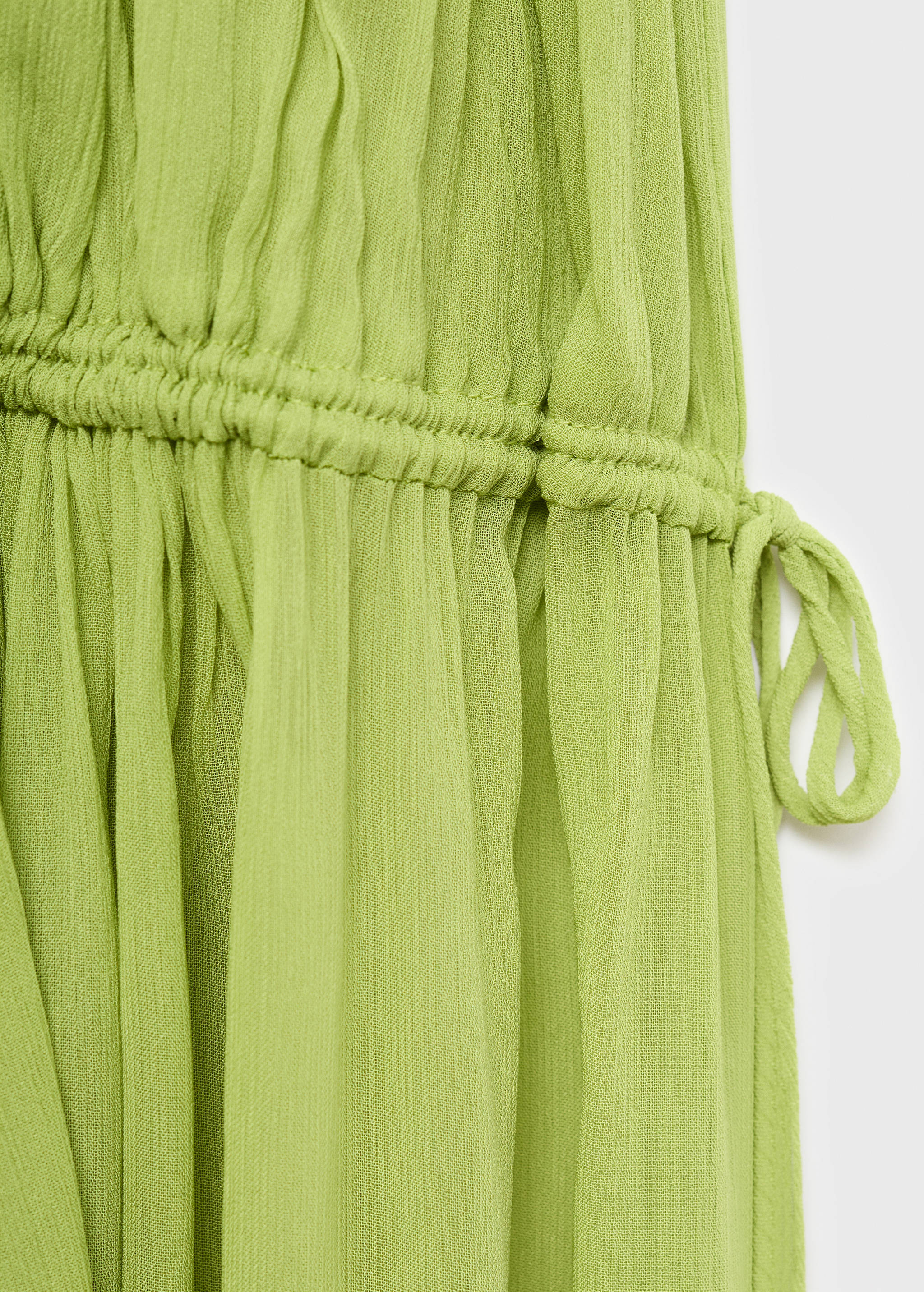 Oversized pleated dress - Details of the article 0