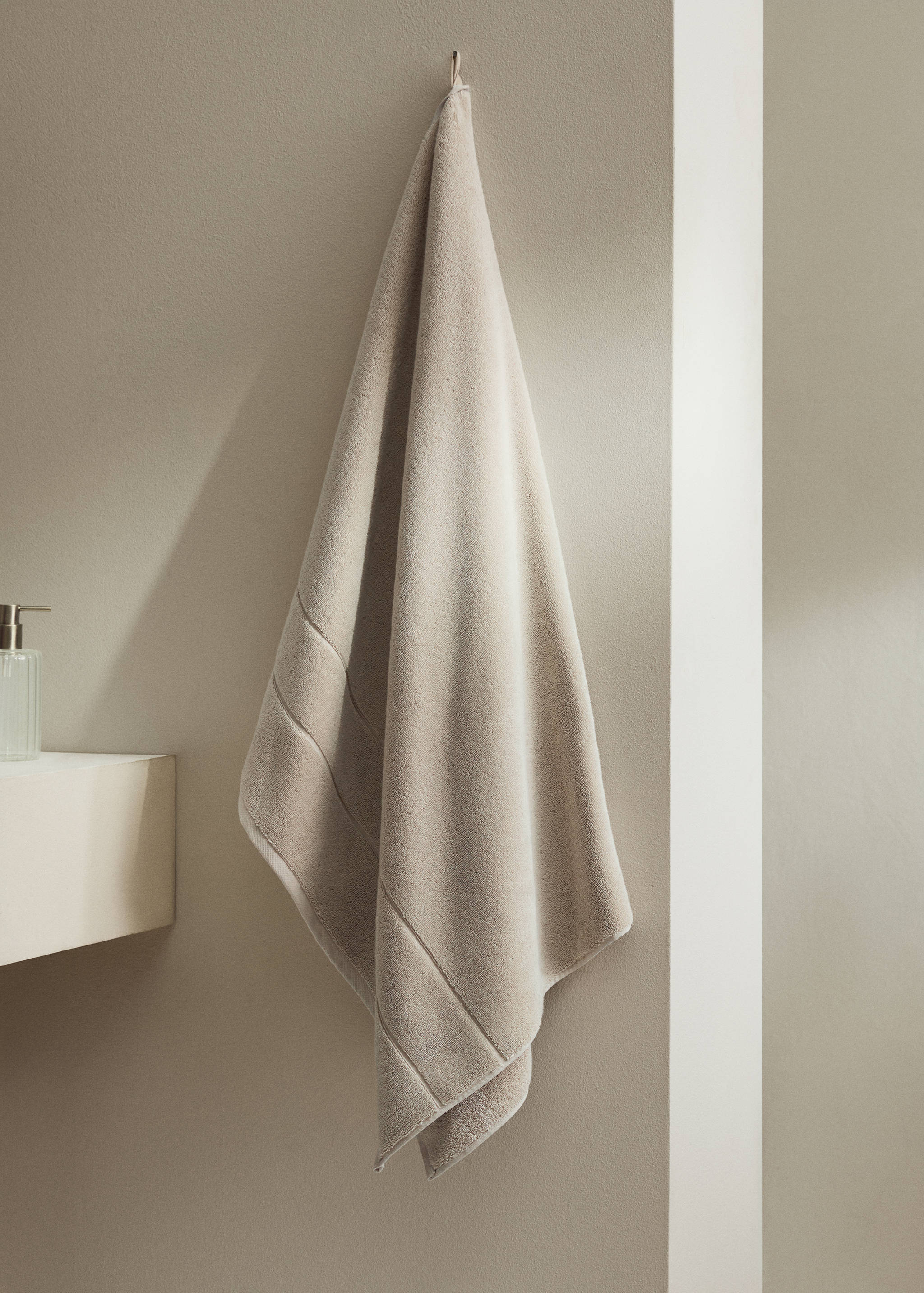 100% cotton bath towel - General plane