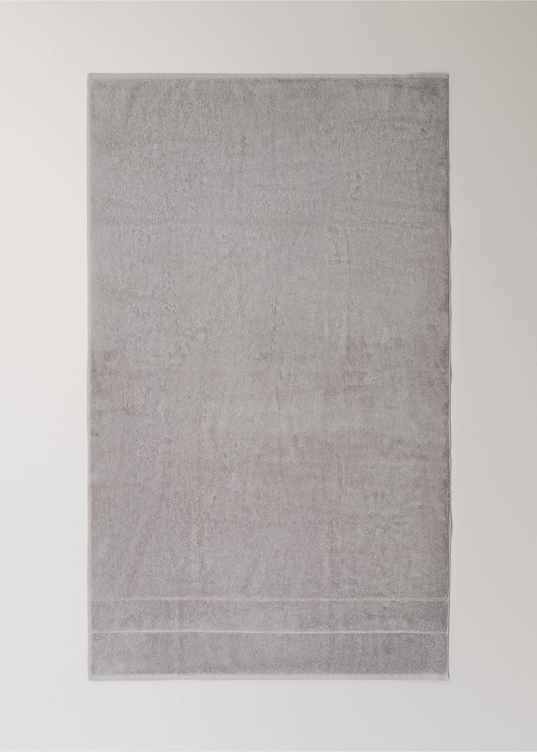 100% cotton bath towel - Details of the article 4, Grey. Ref: 17024792-00.