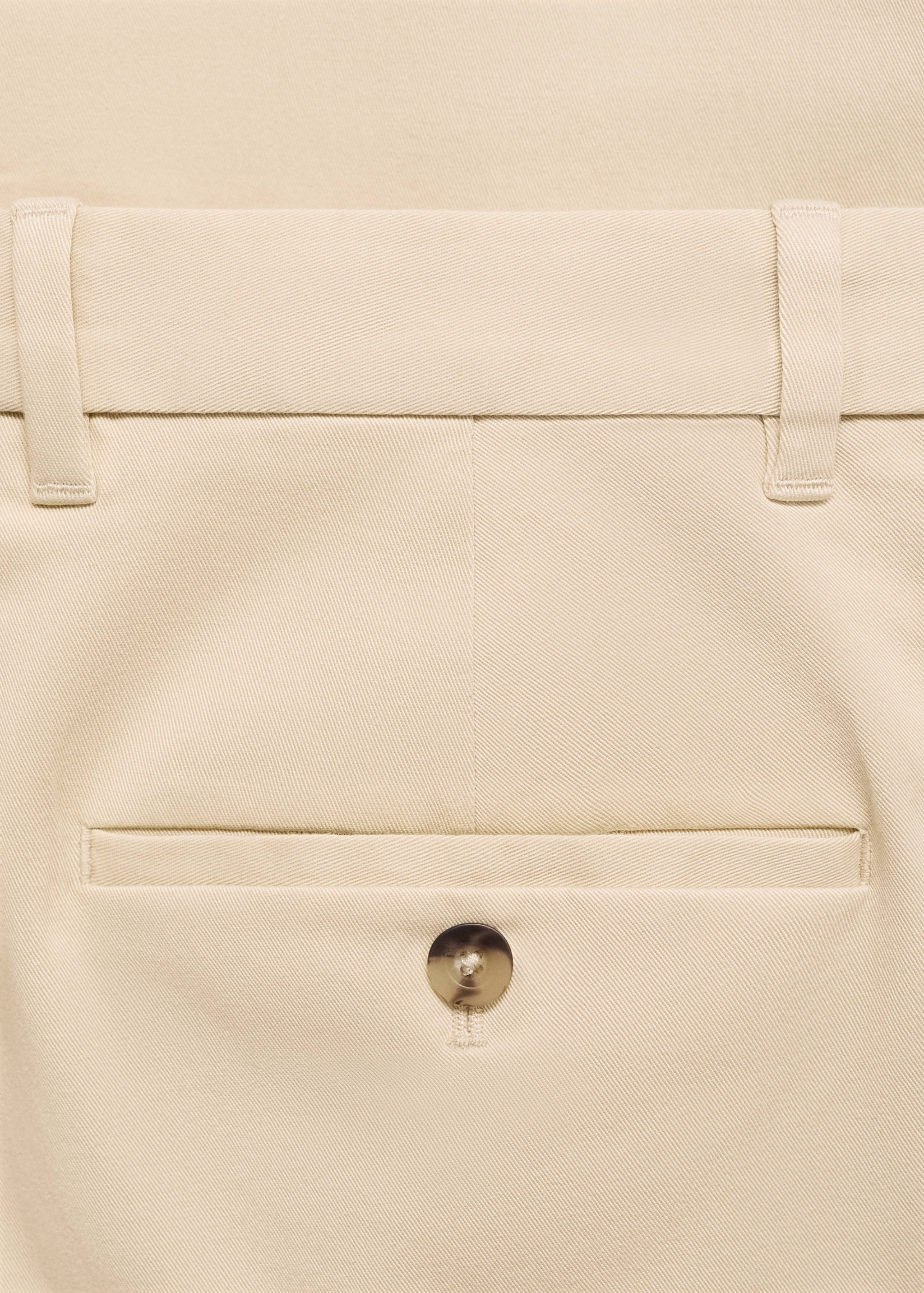 Barna slim-fit twill chino pants - Details of the article 0