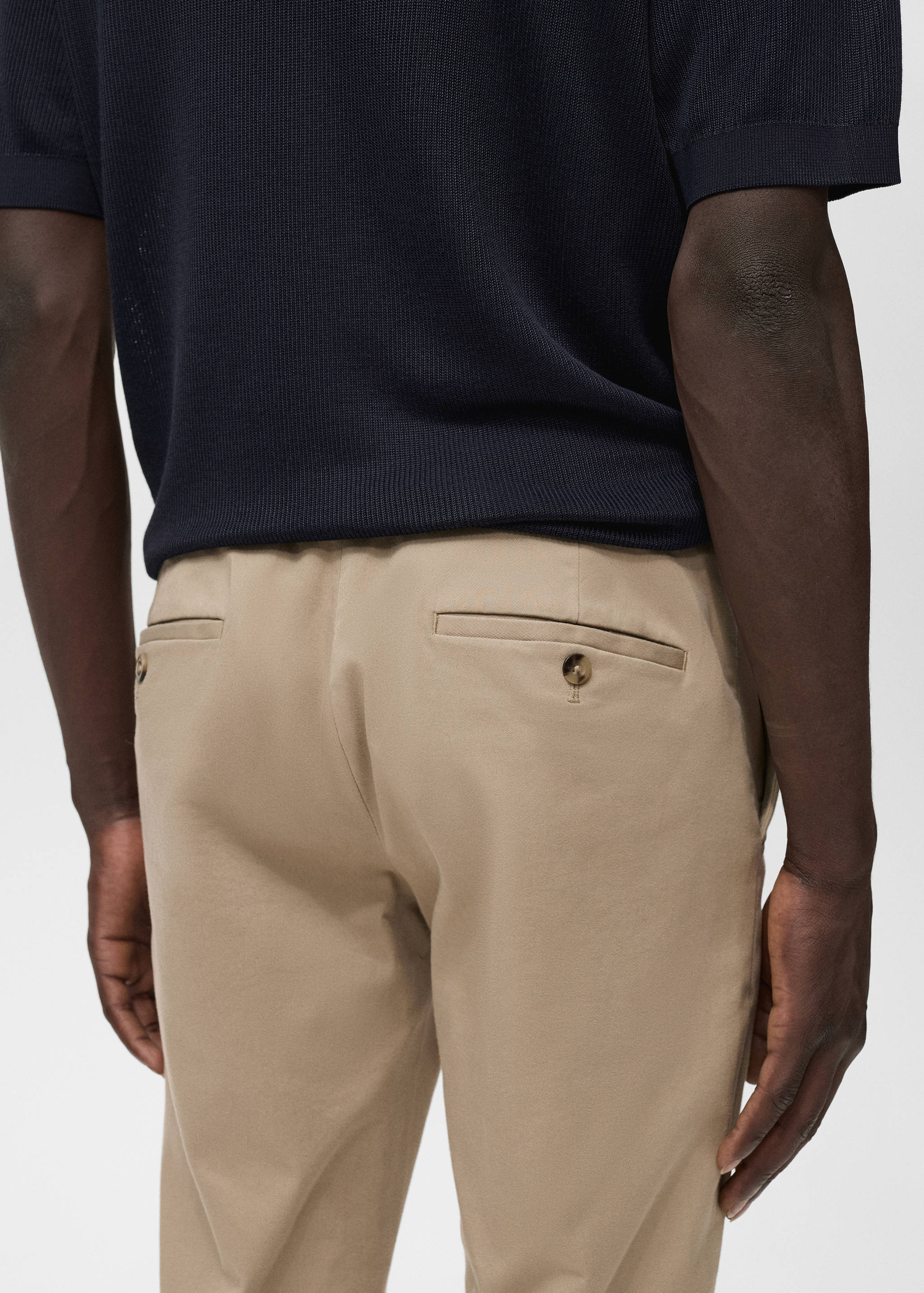 Pantalón Barna slim fit chino sarga - Detalle del artículo 2