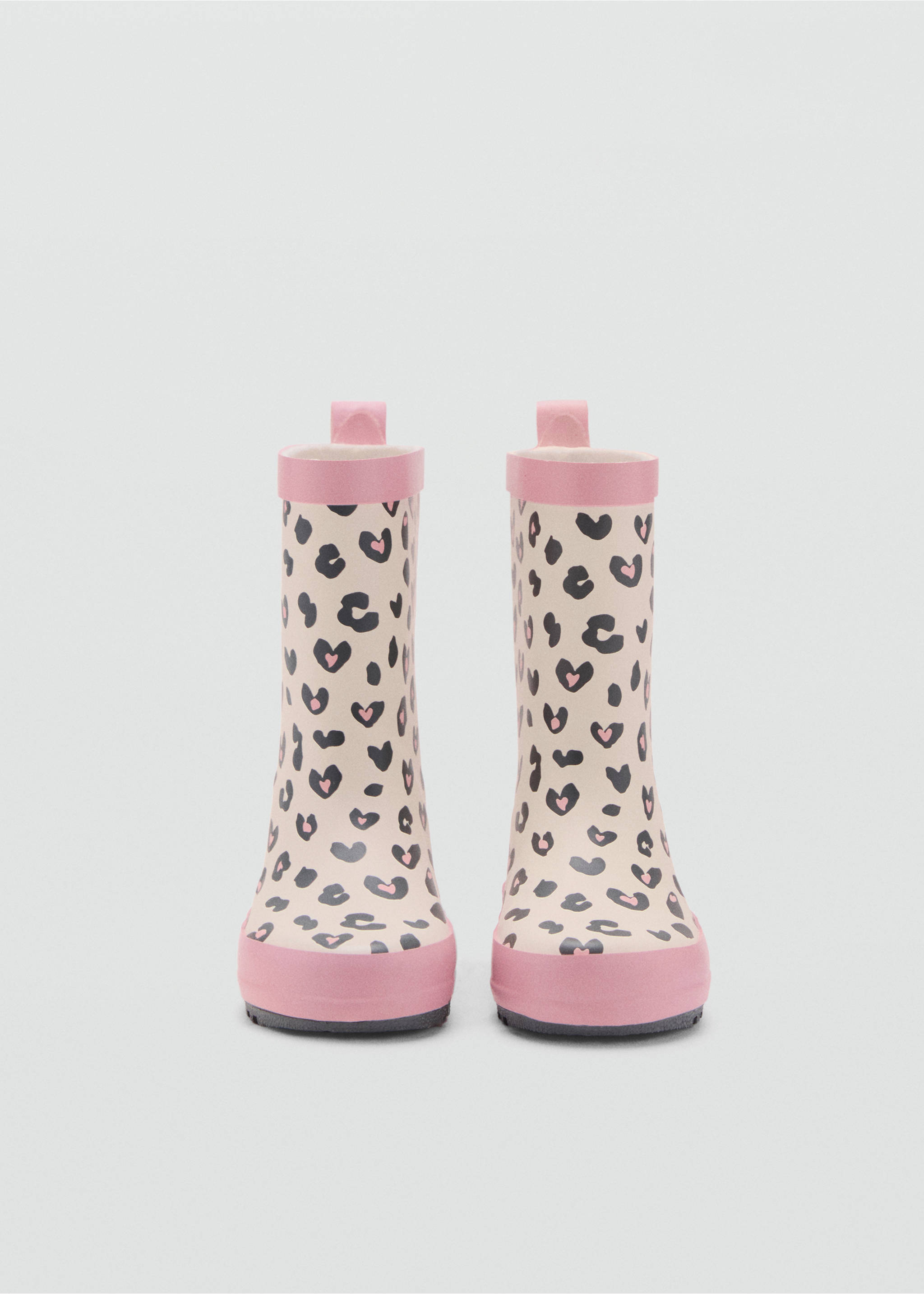 Bottes de pluie léopard - Détail de l'article 2, Rose pastel. Ref: 17025146-00.