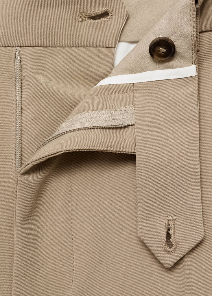 Slim-fit comfort trousers — Beige