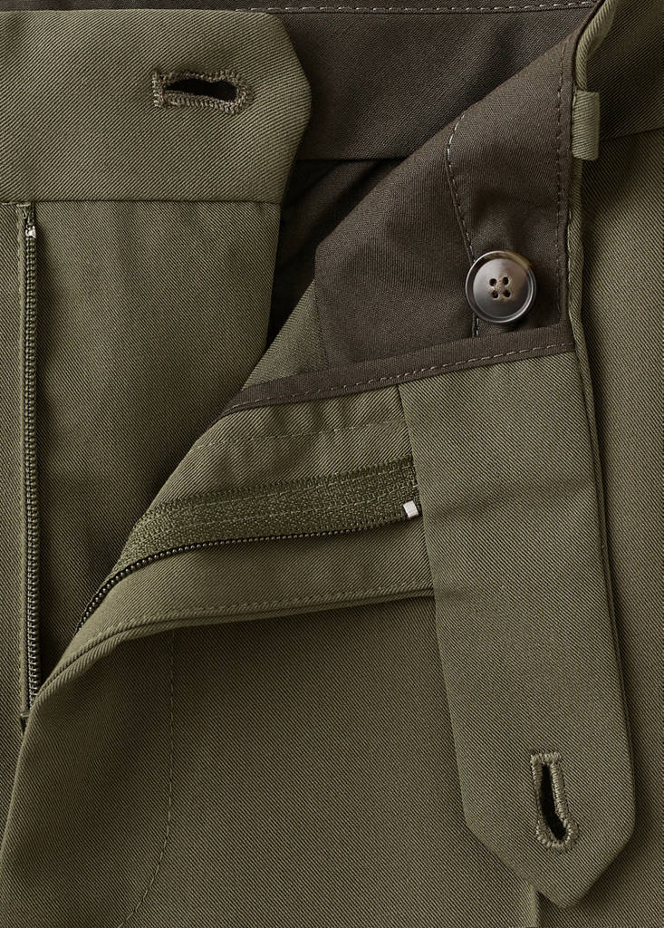 Slim-fit comfort trousers — Khaki