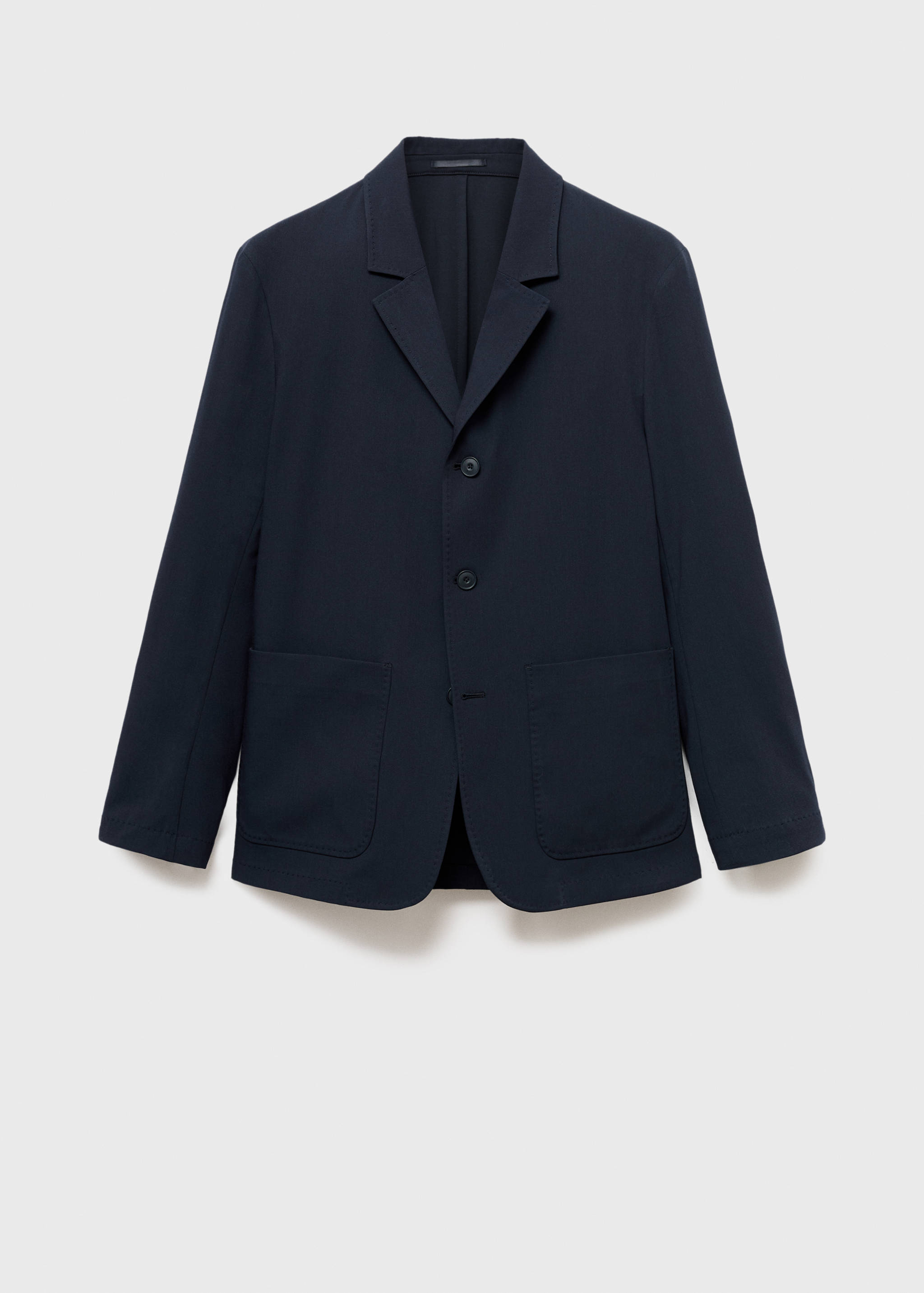 Slim-fit suit jacket with pockets - Article without model