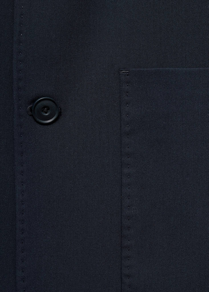 Slim-fit suit jacket with pockets — Navy