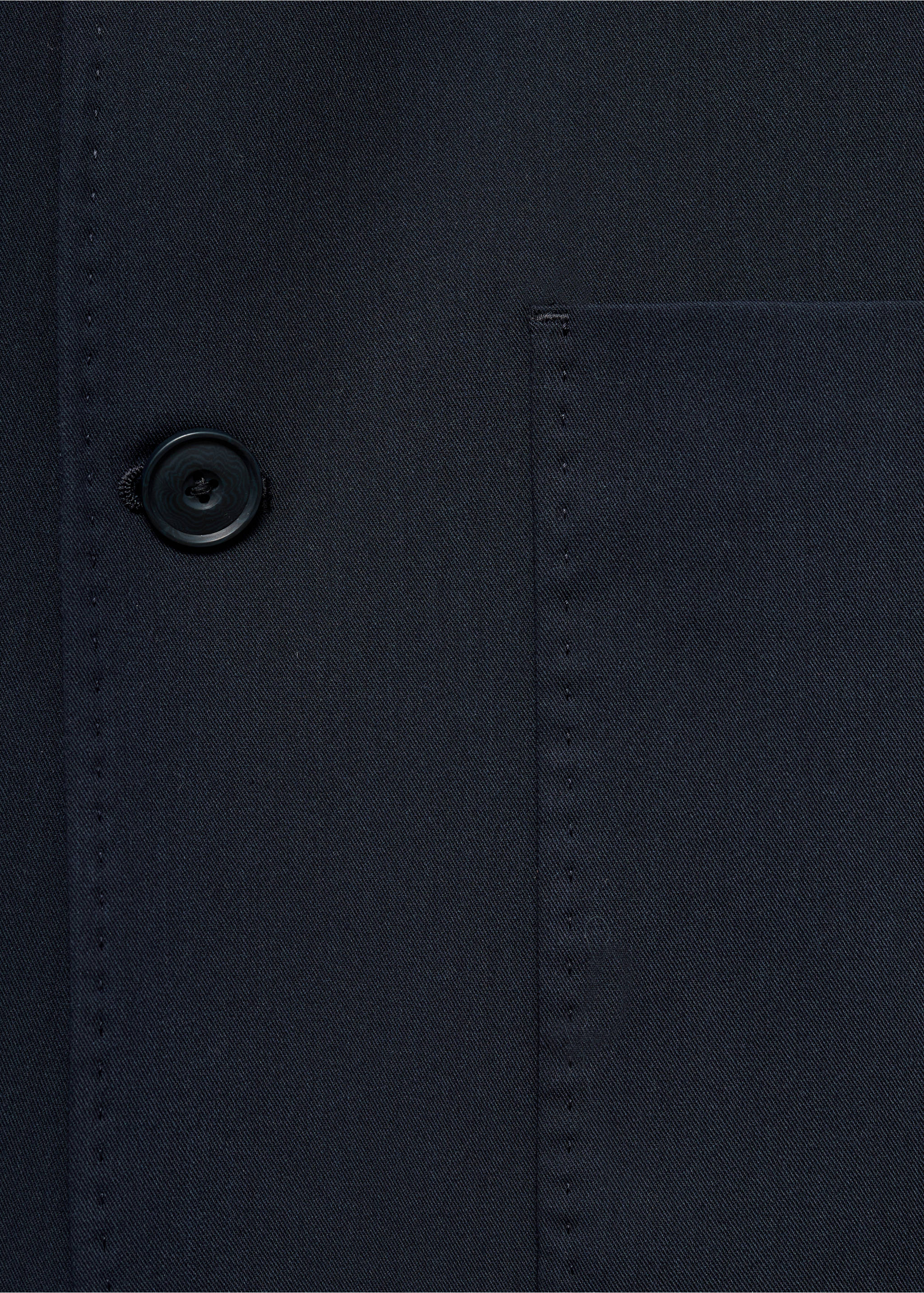 Slim-fit suit jacket with pockets - Details of the article 0, Navy. Ref: 17025152-00.