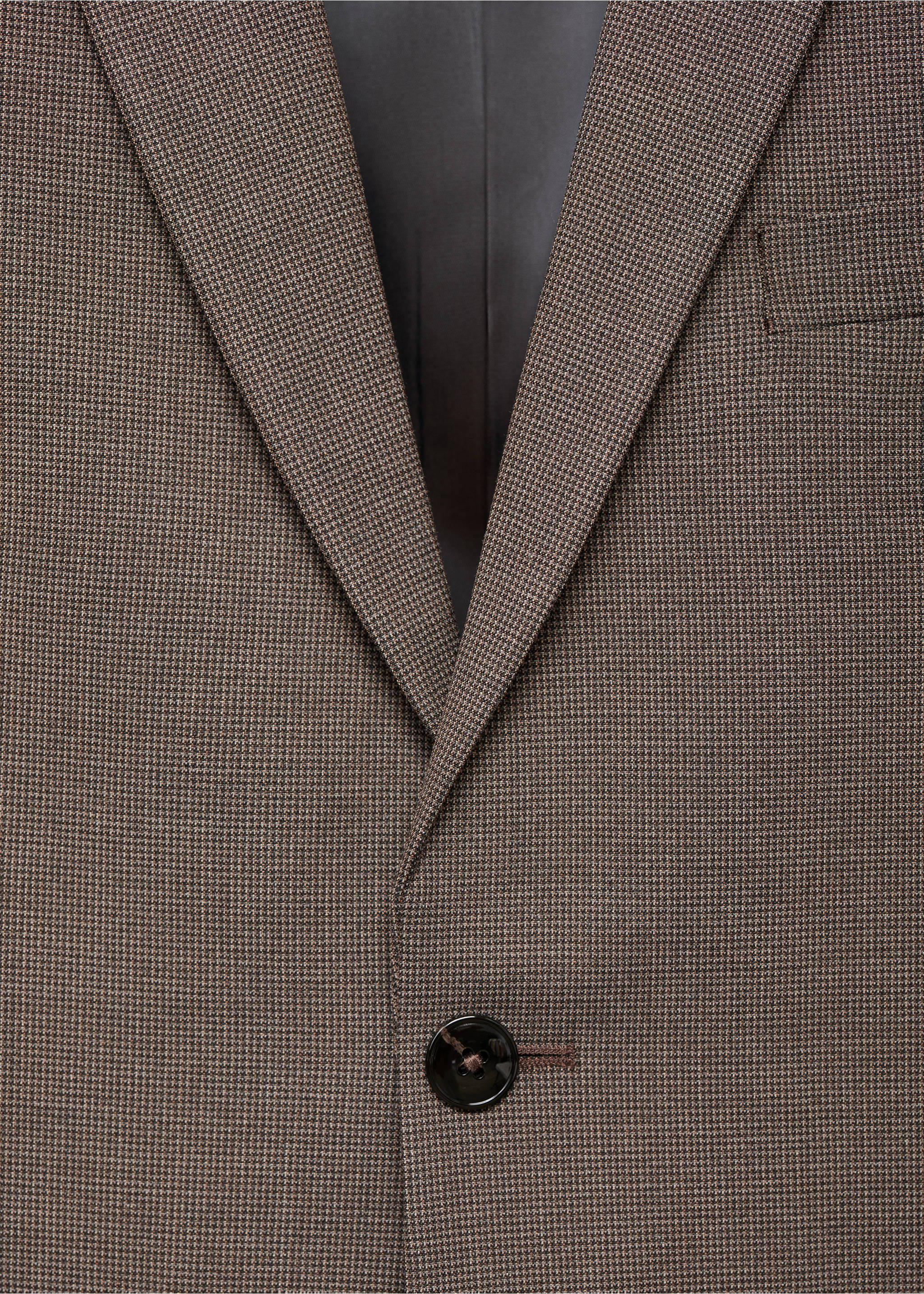 Americana traje París super slim fit - Detalle del artículo 8, Marrón. Ref: 17025153-00.
