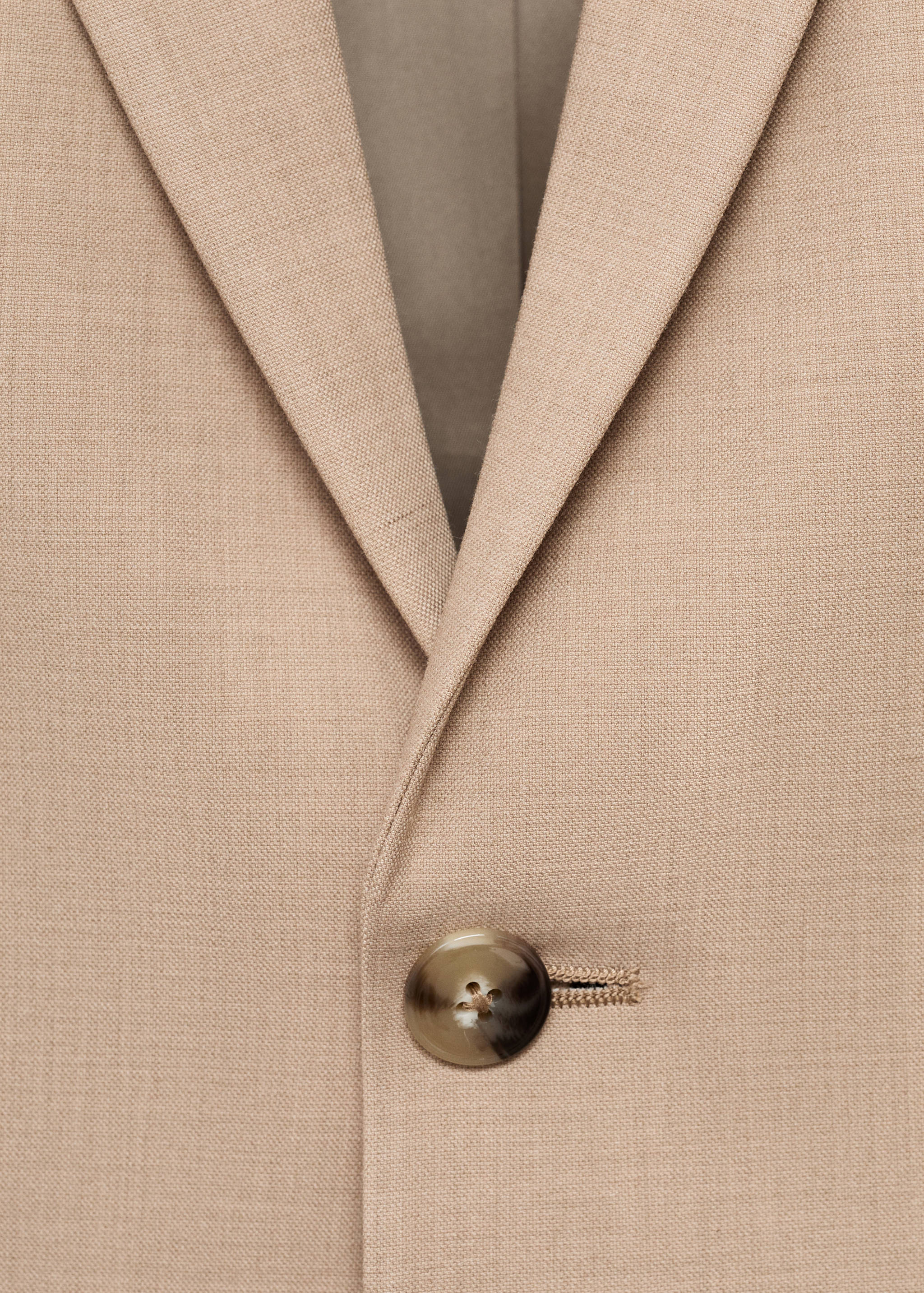 Super slim-fit suit jacket in stretch fabric - Details of the article 8