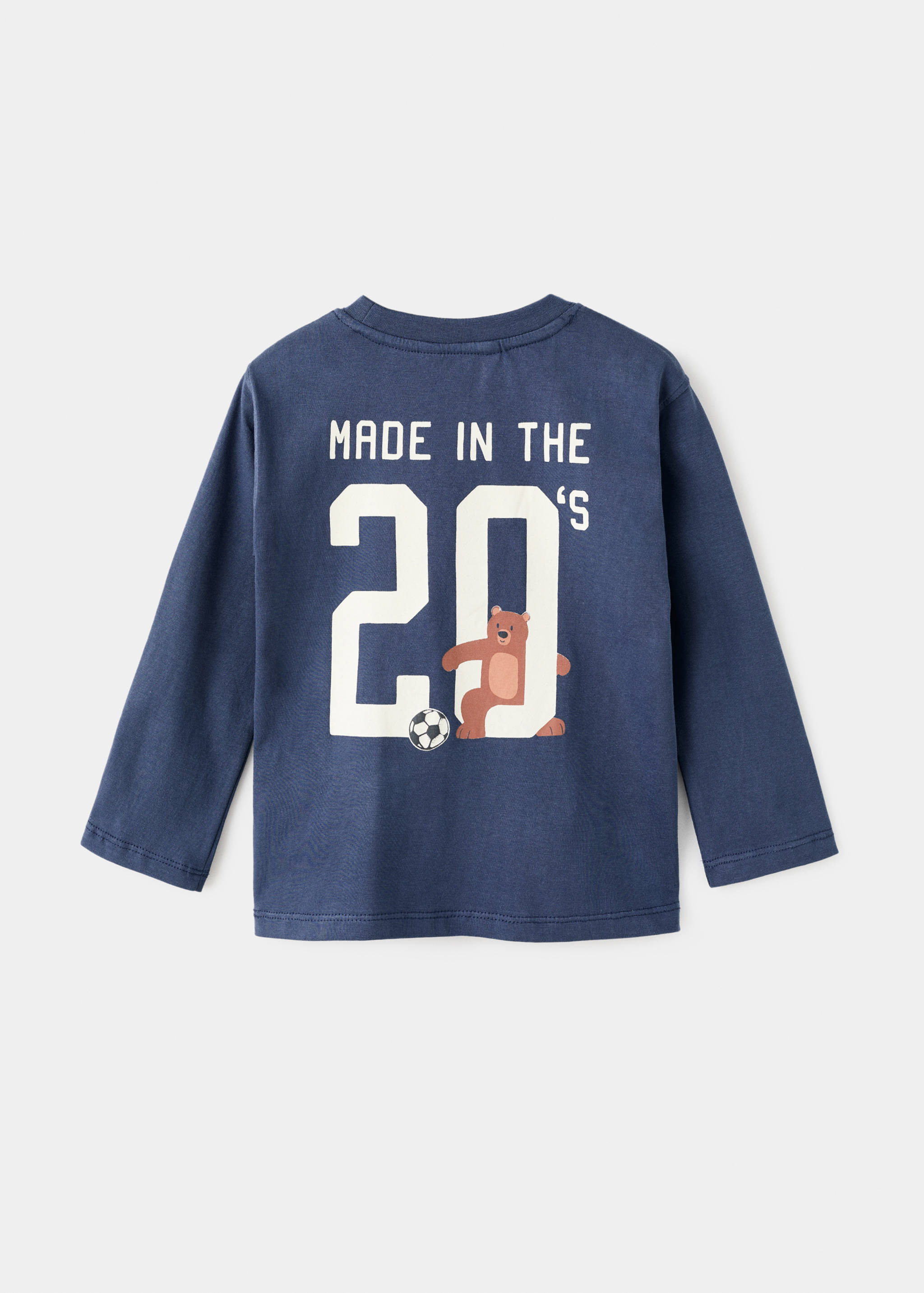 T-shirt bordada estampada - Verso do artigo