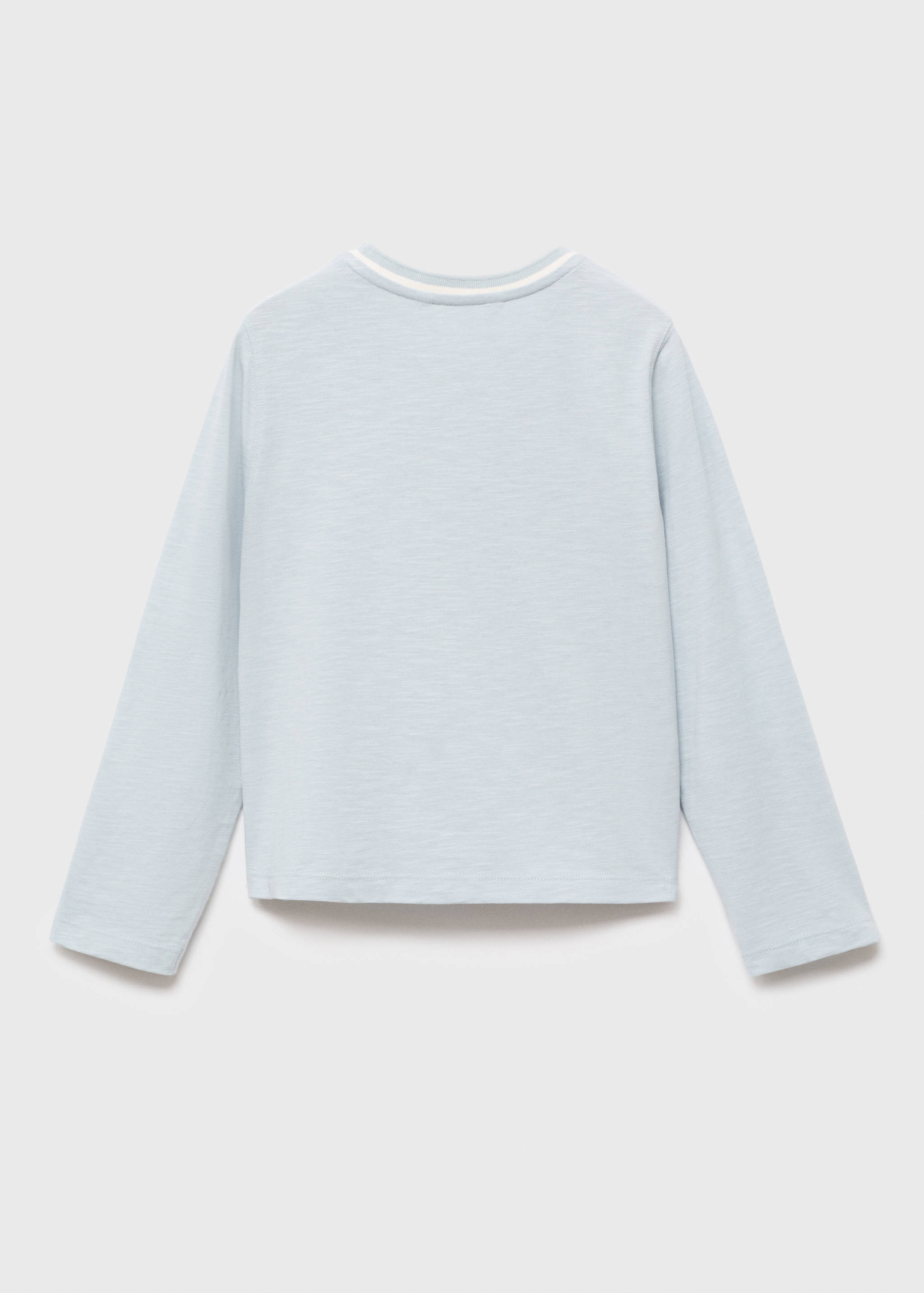 Camiseta cuello contraste - Reverso del artículo