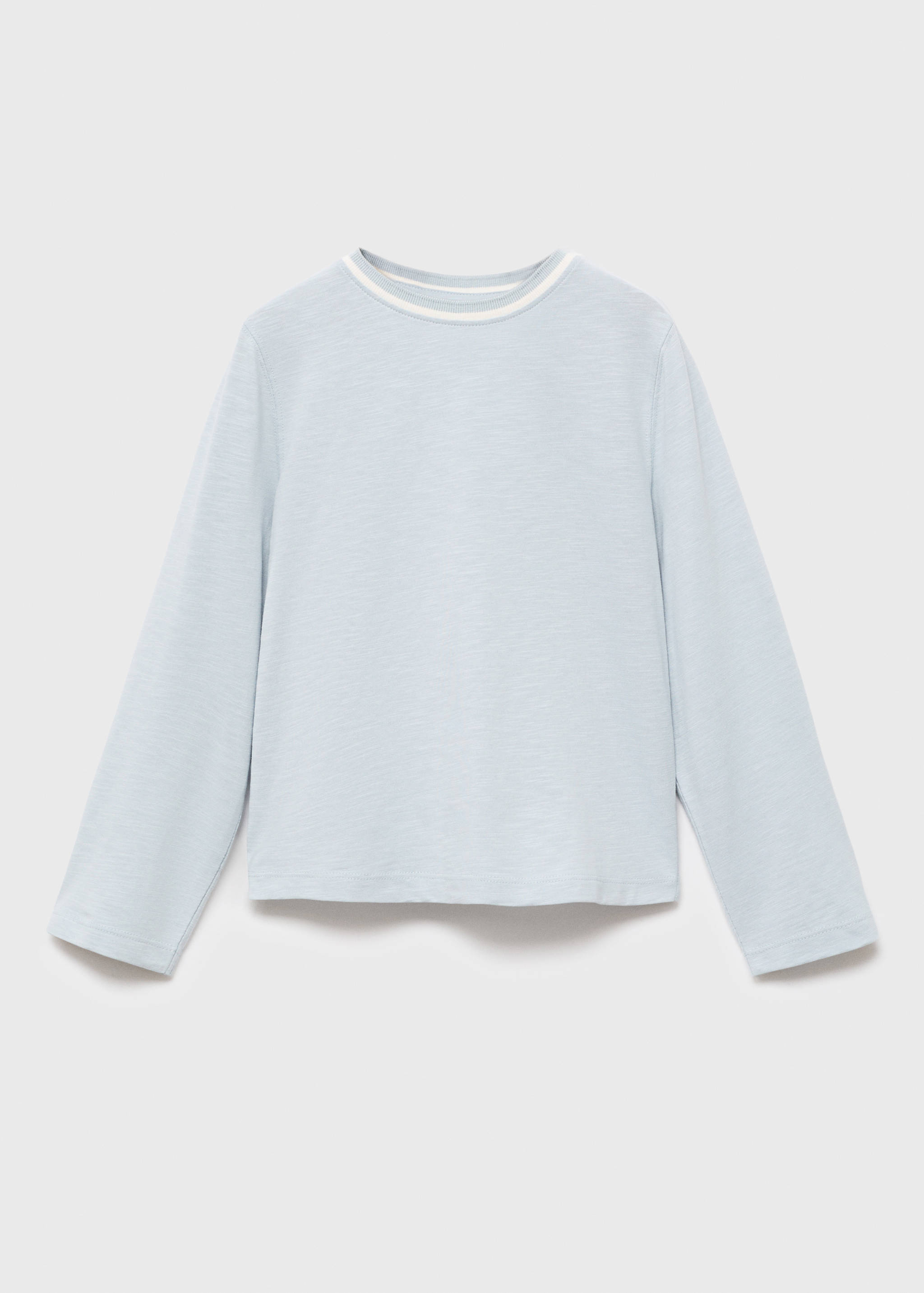 Contrast neck t-shirt - Article without model