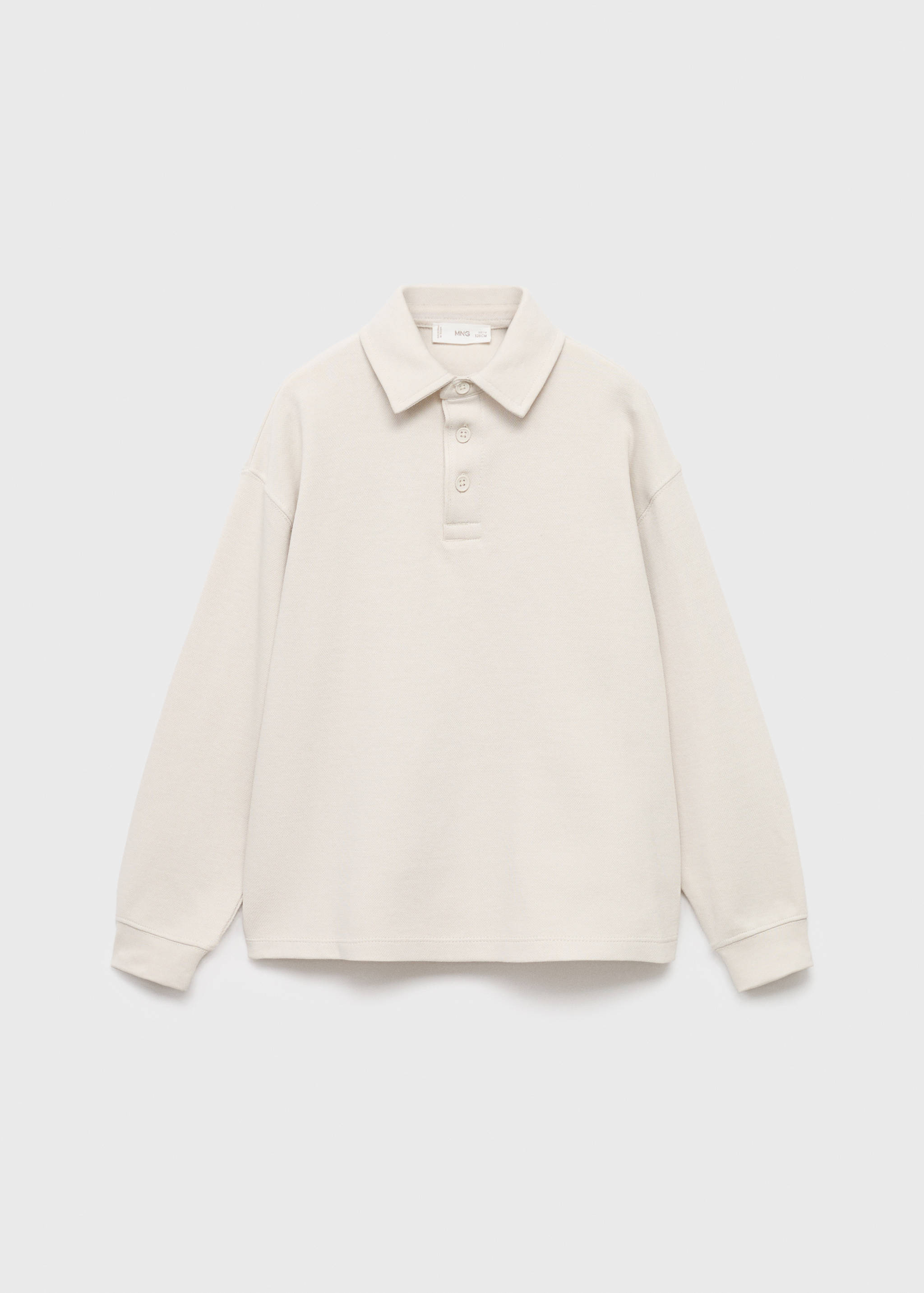 Sweat-shirt col polo - Article sans modèle