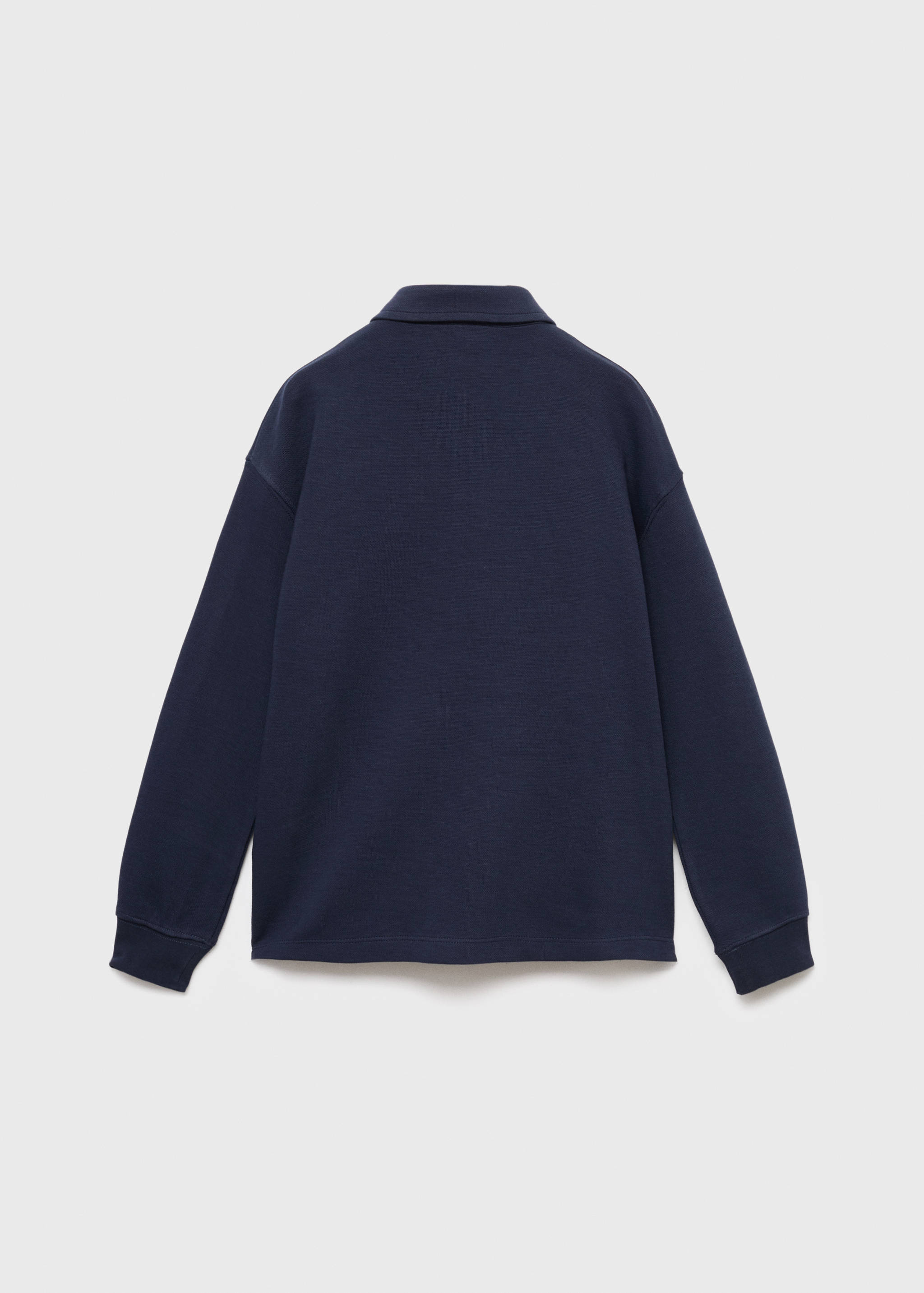 Polo-neck sweatshirt - Reverse of the article