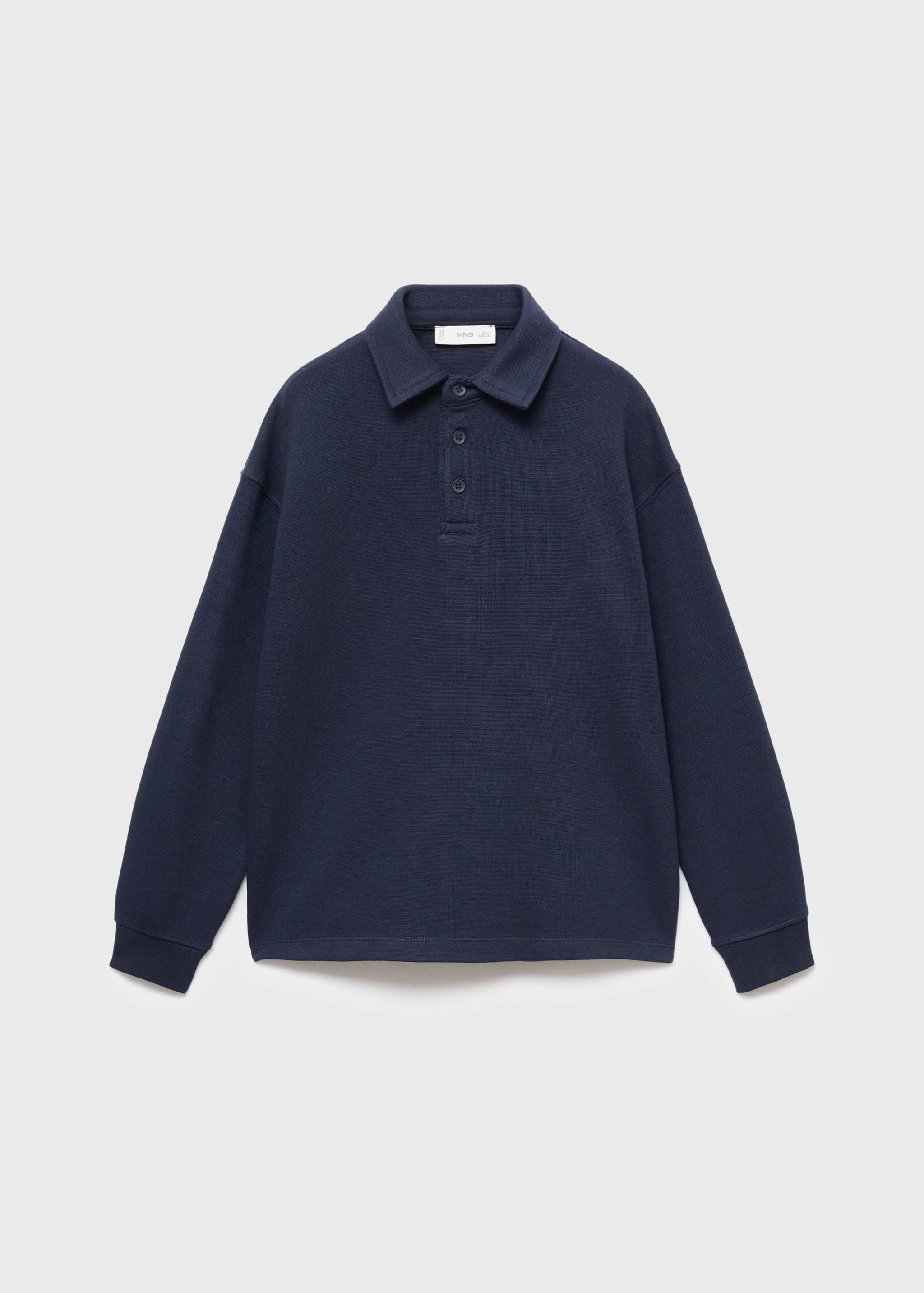 Sweat-shirt col polo - Article sans modèle