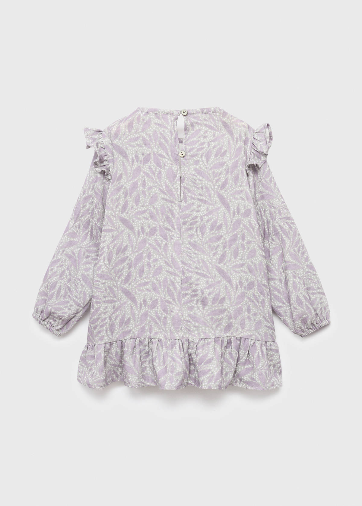 Printed cotton dress — Light/Pastel Purple