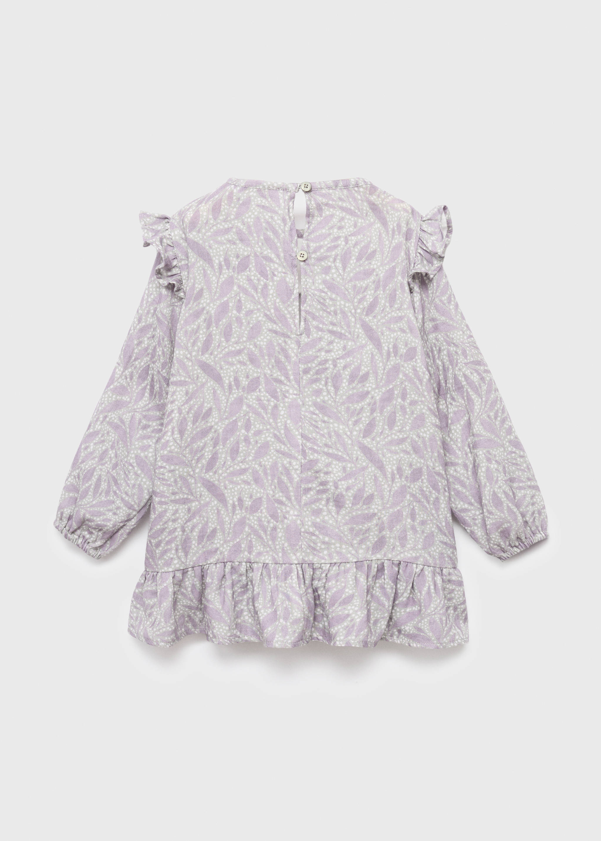 Bedrucktes Baumwollkleid - Rückseite des Artikels