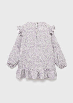 Printed cotton dress — Light/Pastel Purple 5