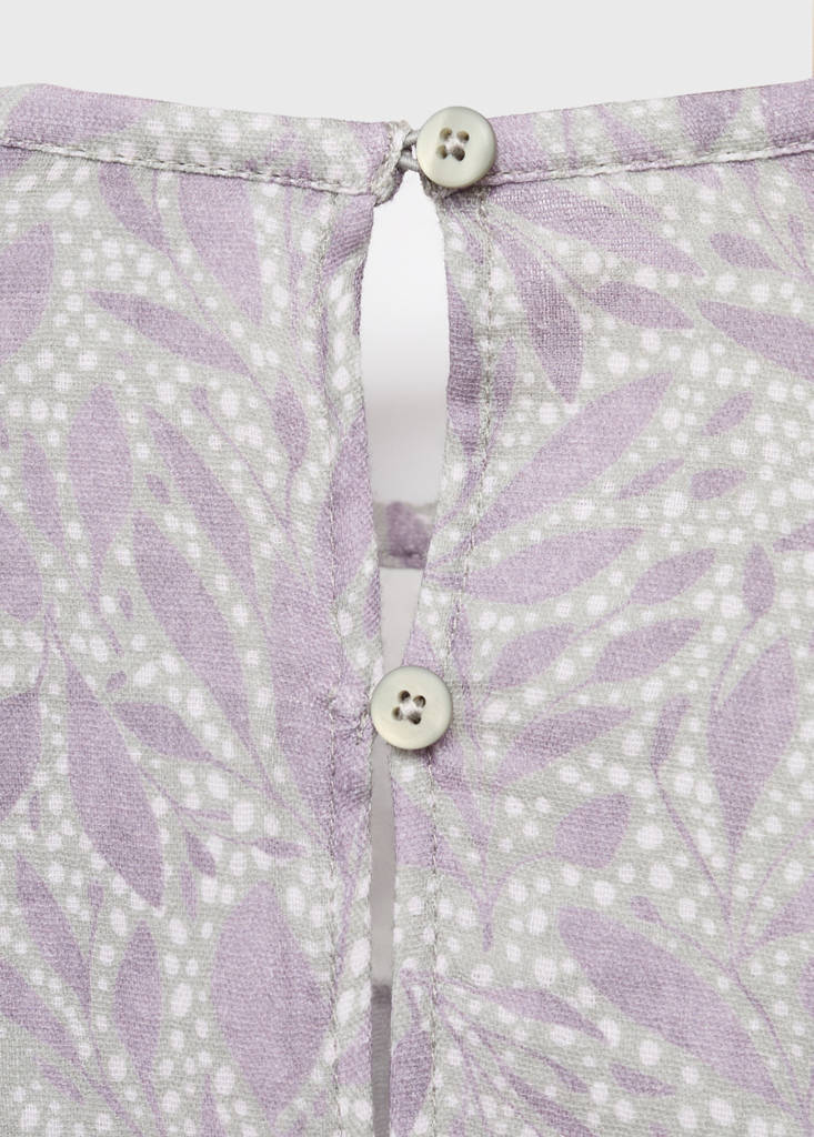 Printed cotton dress — Light/Pastel Purple