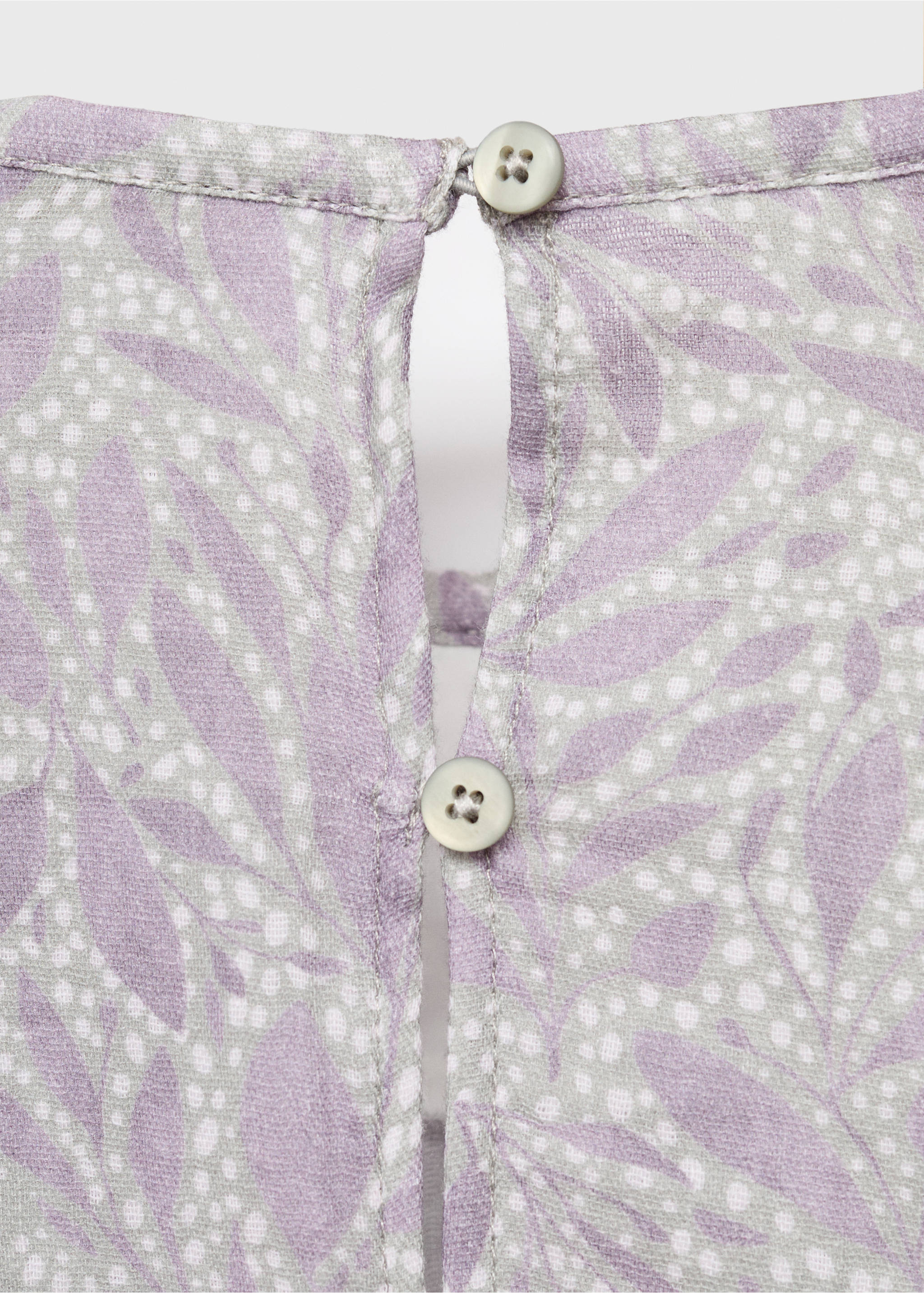 Vestido algodón estampado - Detalle del artículo 0, Morado claro/pastel. Ref: 17025164-00.