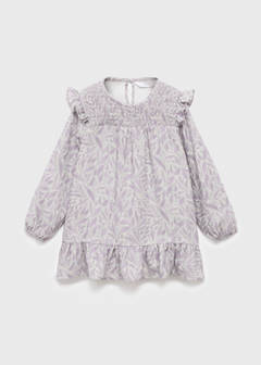 Printed cotton dress — Light/Pastel Purple 3
