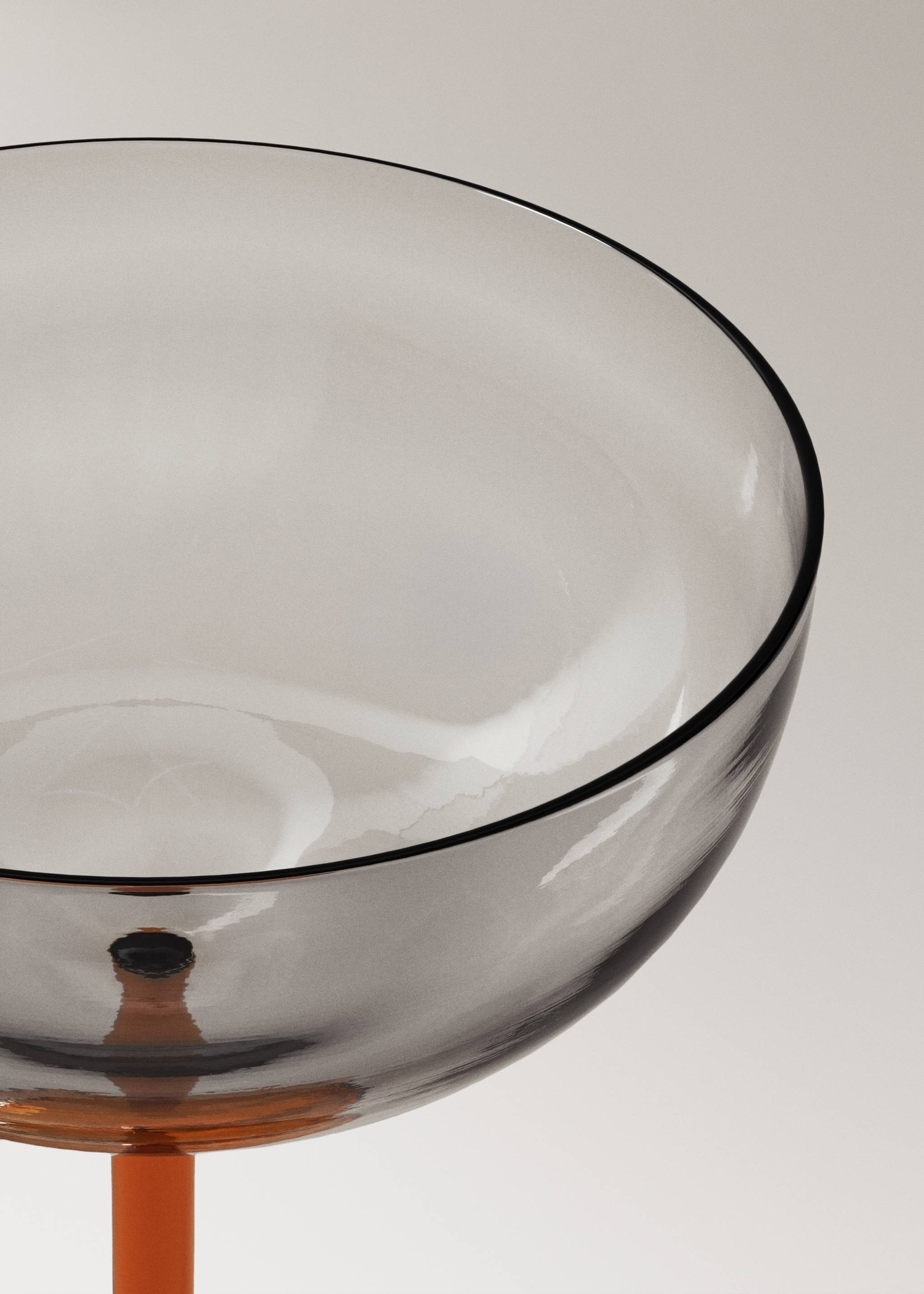 Dwukolorowy kieliszek do szampana ze szkła borokrzemianowego - Szczegóły artykułu 1