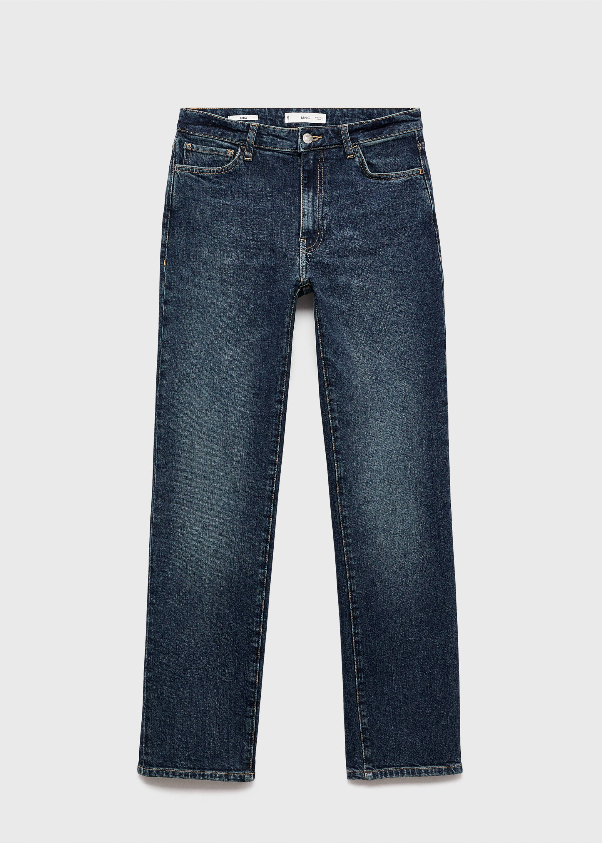 Mid-rise slim-fit jeans - Article without model, Dark Blue. Ref: 17025172-00.