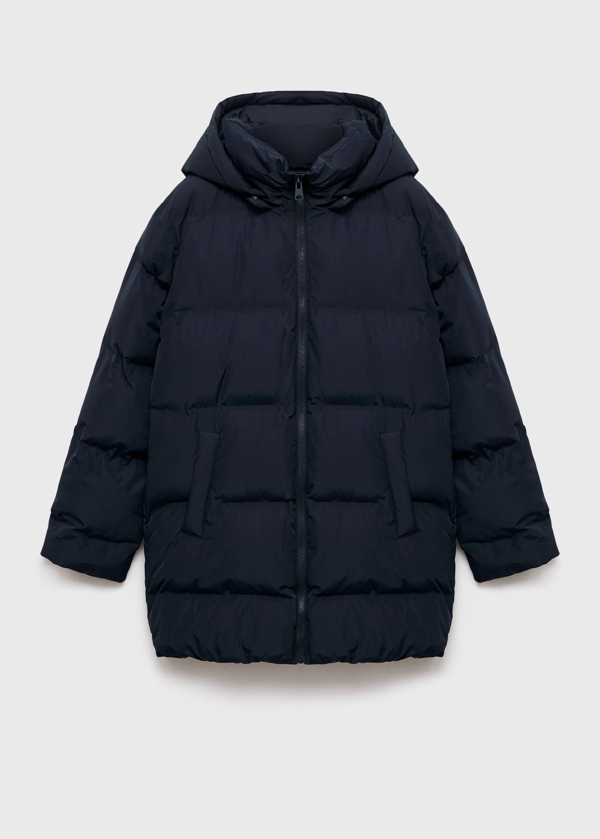 Quilted long coat - Article without model