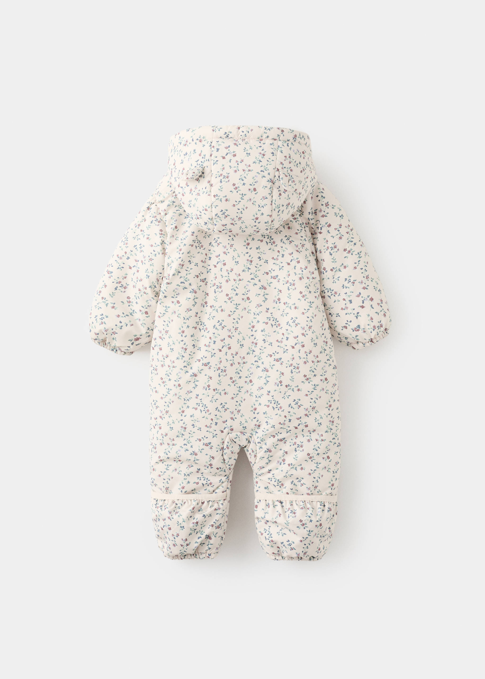 Virágmintás steppelt dzseki - A cikk hátulja