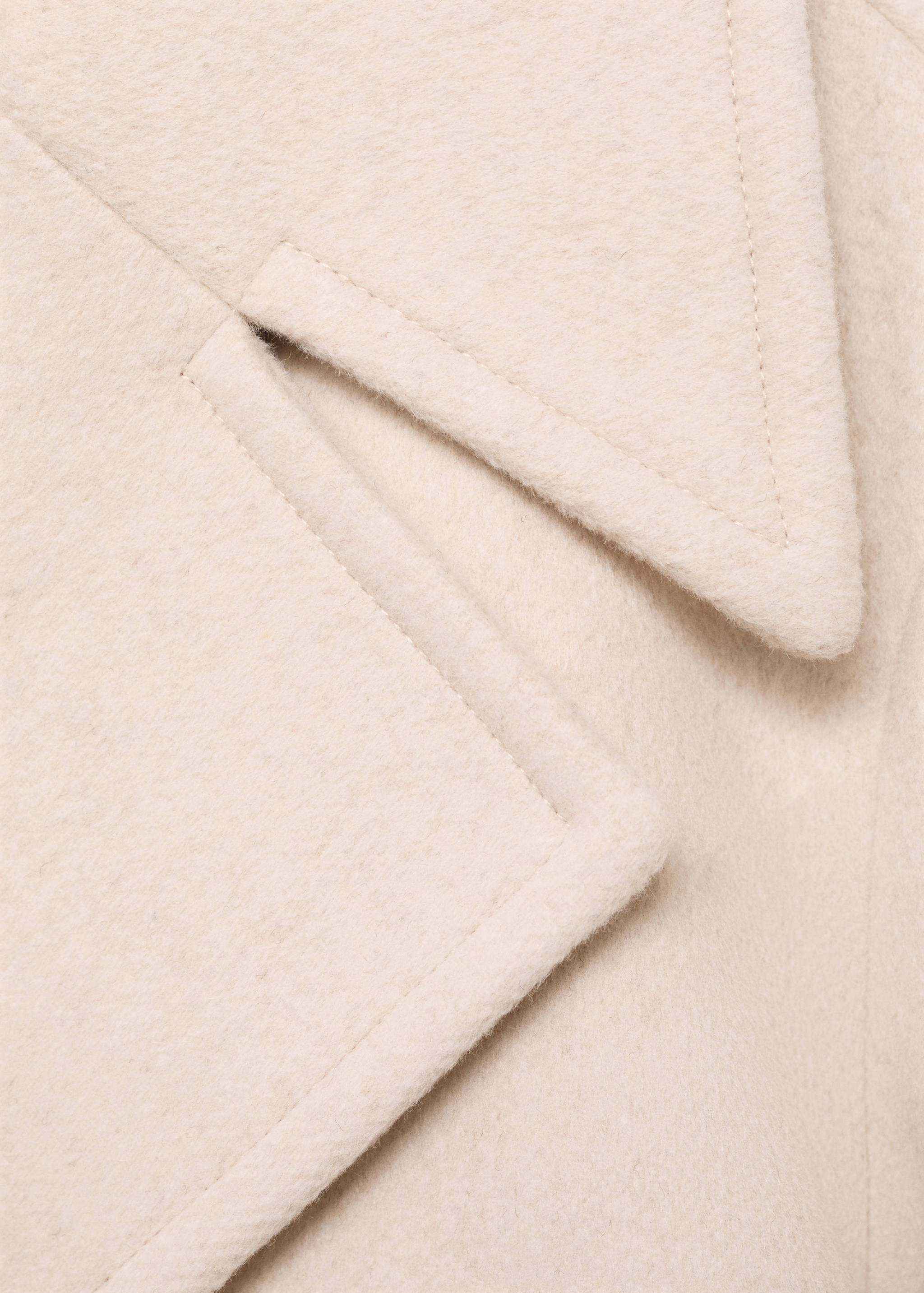 Double-breasted wool-blend coat - Details of the article 8