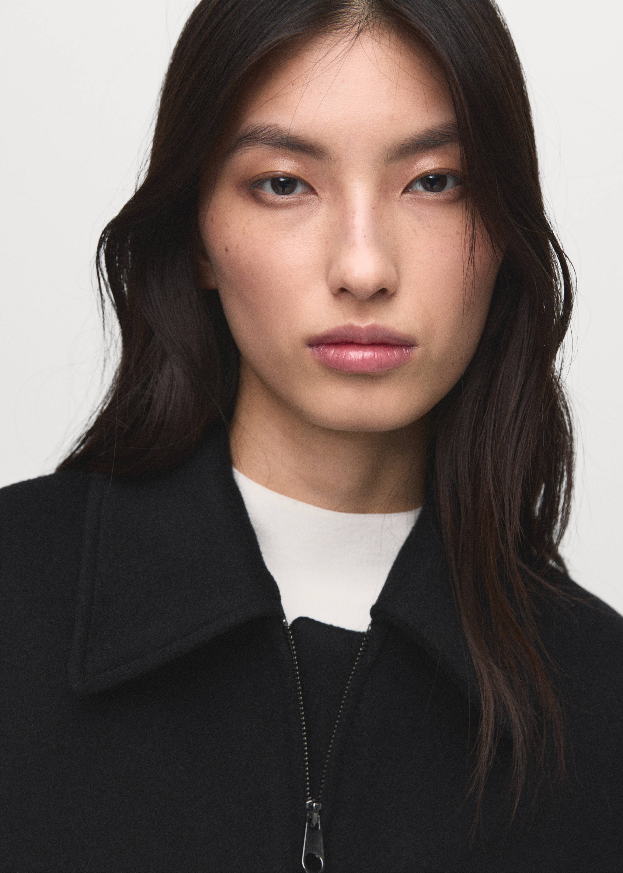 Veste bomber laine - Détail de l'article 1, Noir. Ref: 17025791-00.