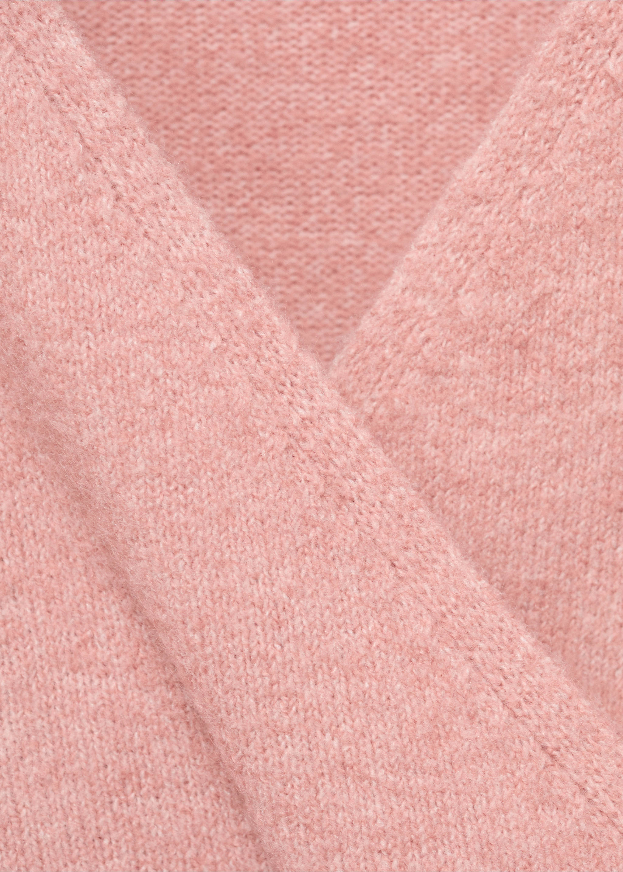 Double-breasted cardigan - Details of the article 8, Pastel Pink. Ref: 17025792-00.