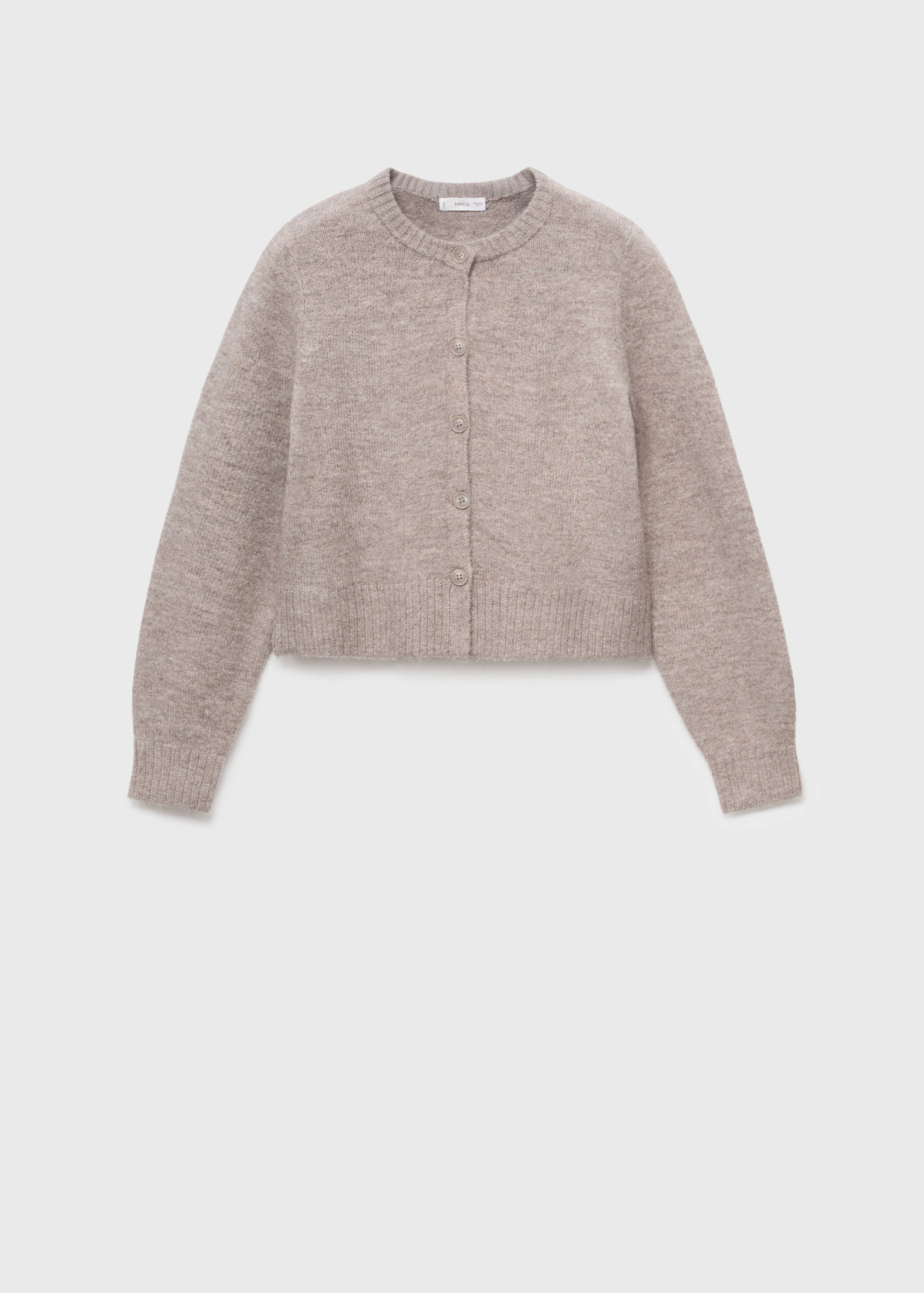 Knitted button cardigan - Article without model