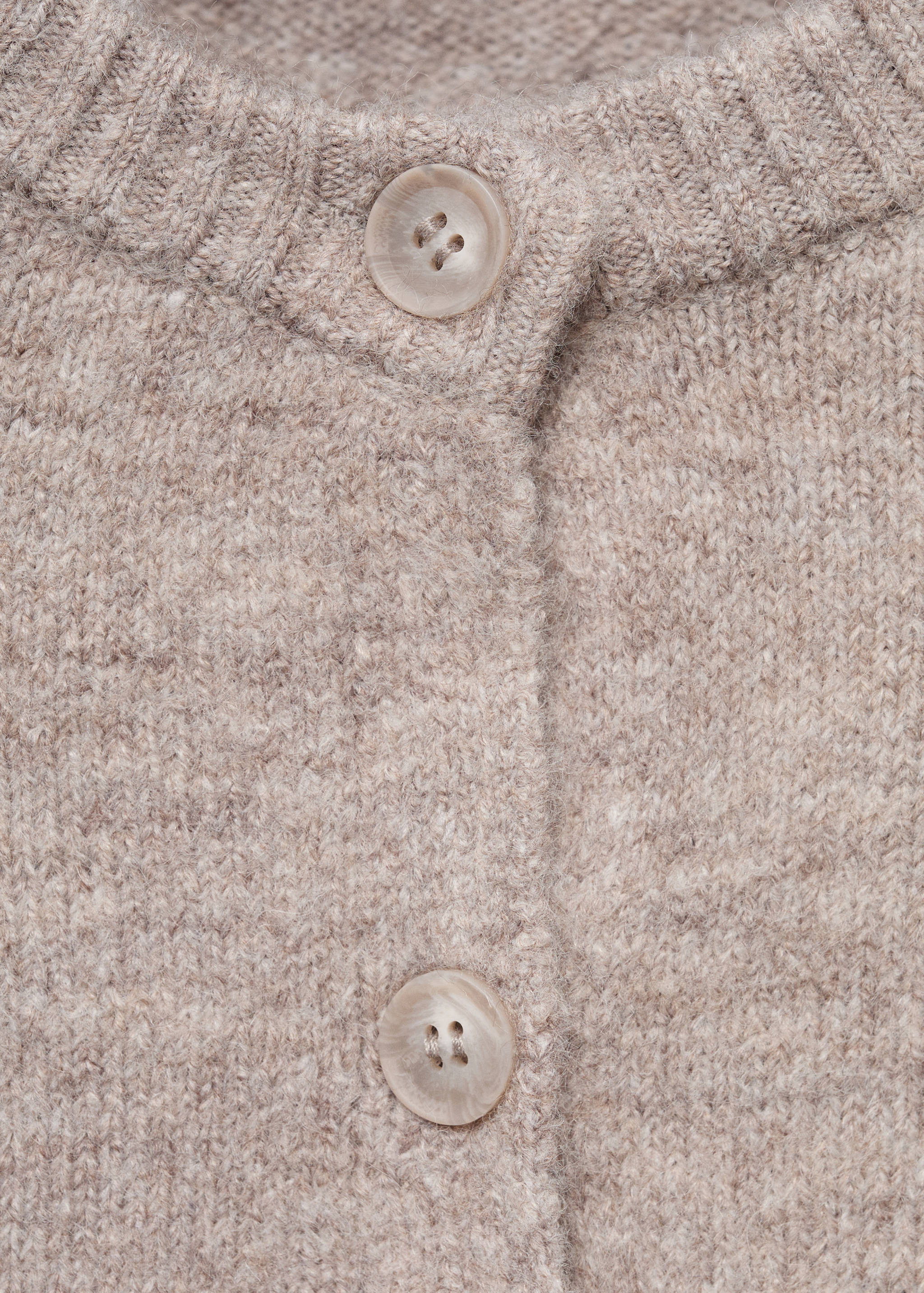Knitted button cardigan - Details of the article 8