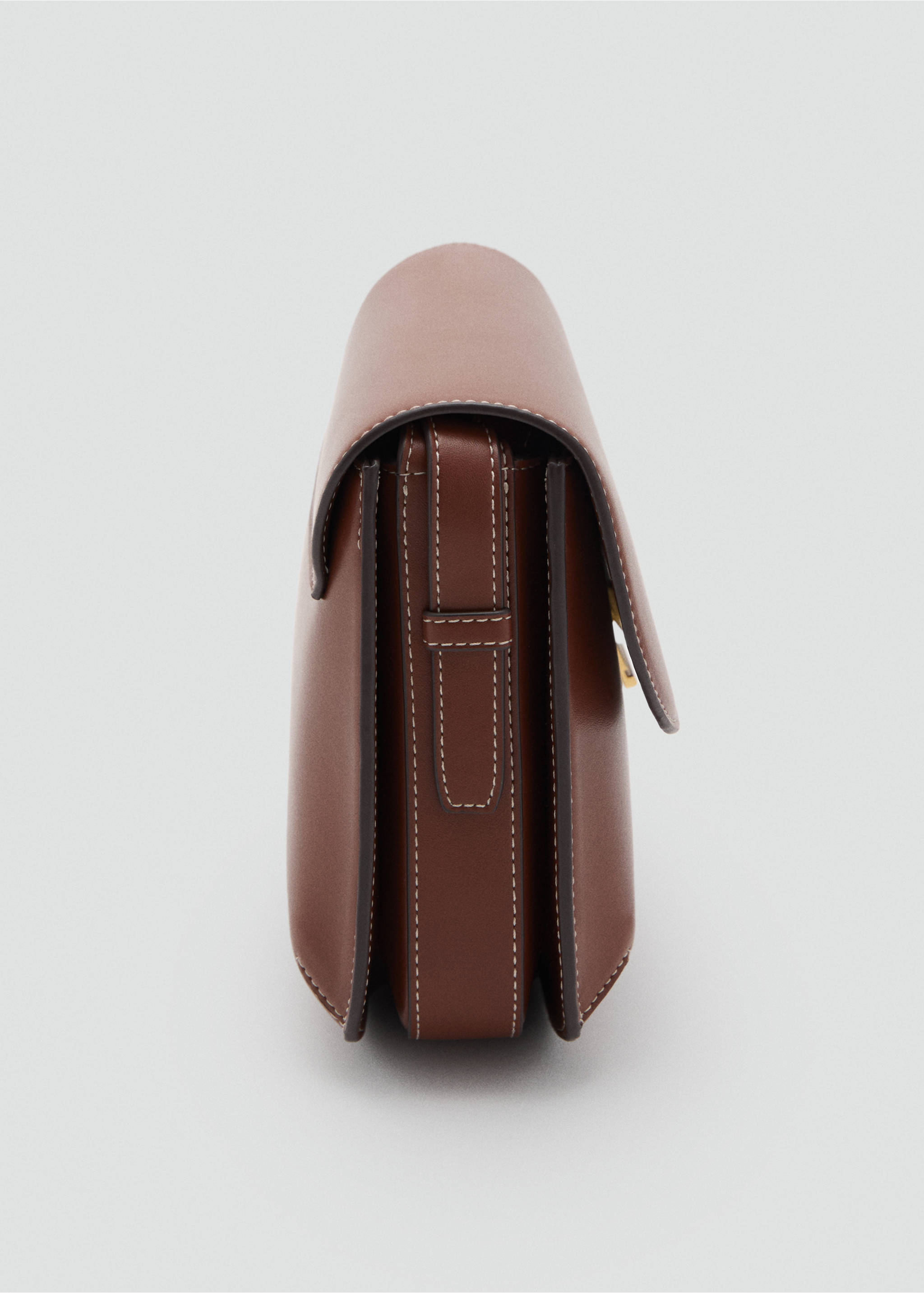 Crossbody bag with flap - Details of the article 1, Leather. Ref: 17025797-00.