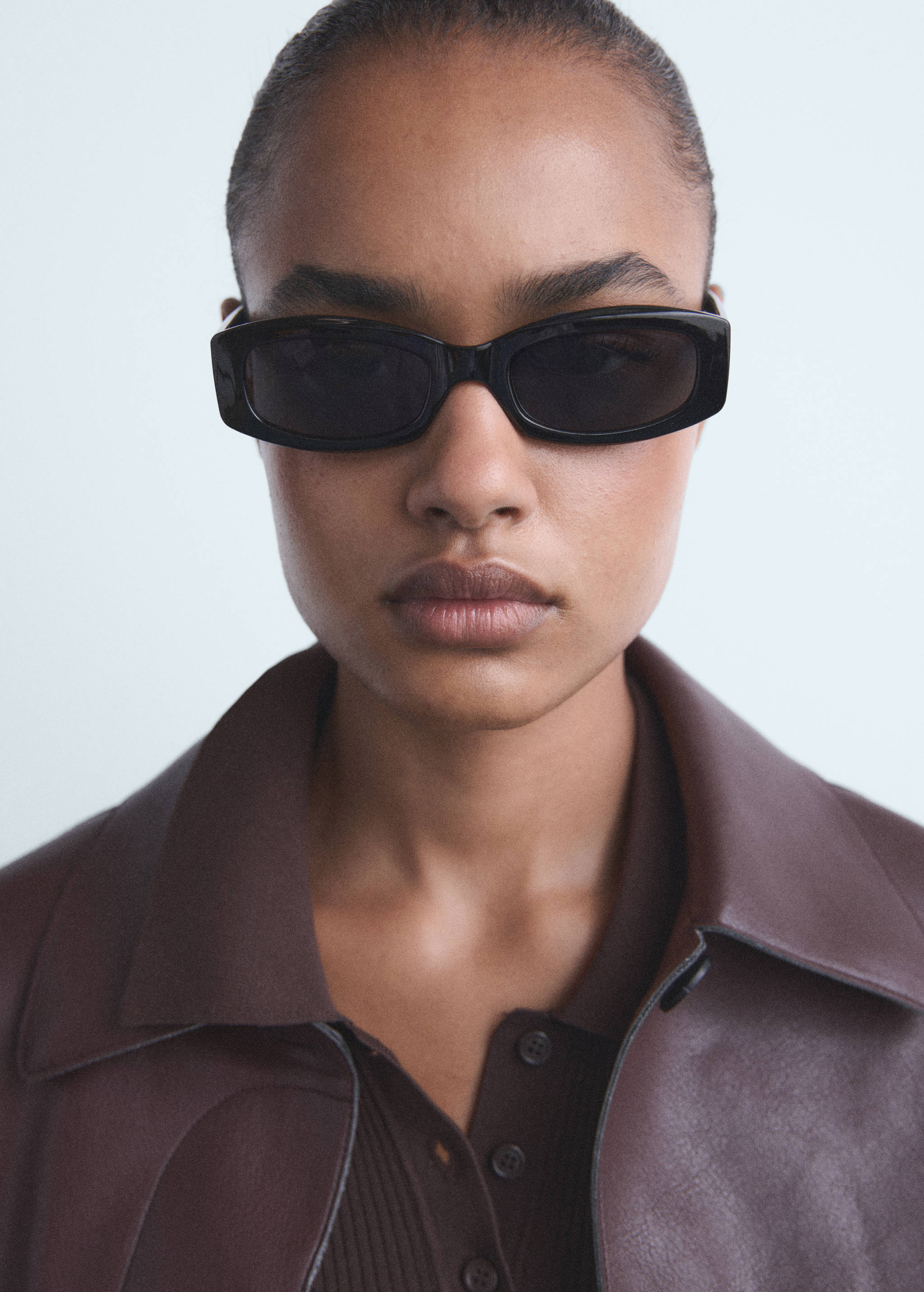 Calças de ganga wide leg com cintura alta - Pormenor do artigo 2