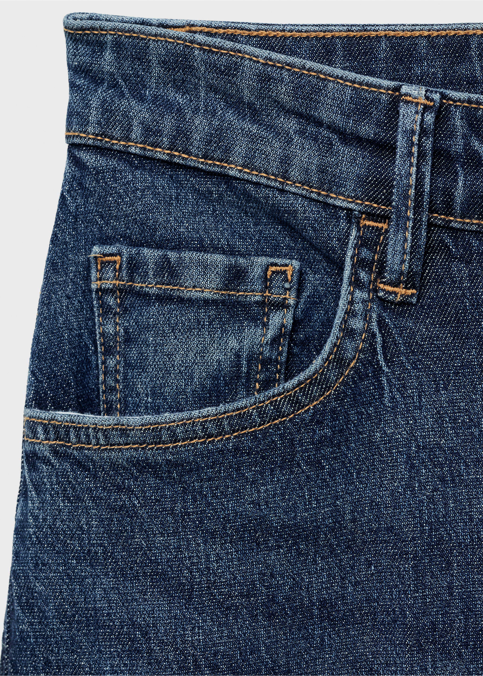 High-waisted wideleg jeans - Details of the article 0, Dark Blue. Ref: 17025800-00.