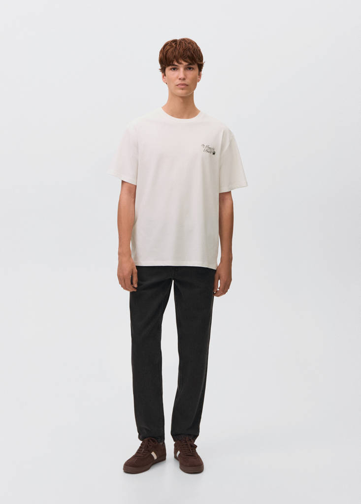Oversized cotton t-shirt — Off White