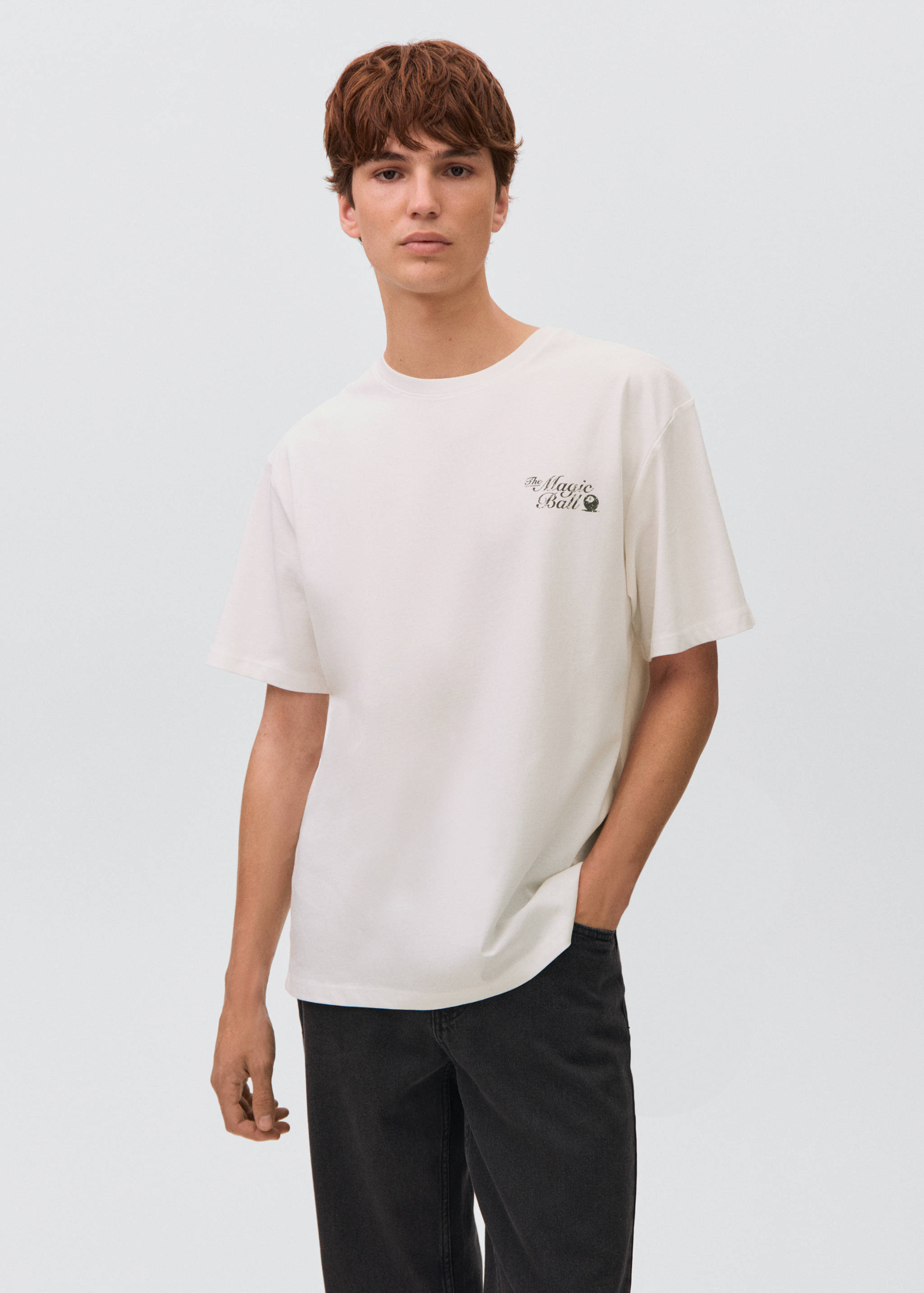 Oversized cotton t-shirt - Medium plane