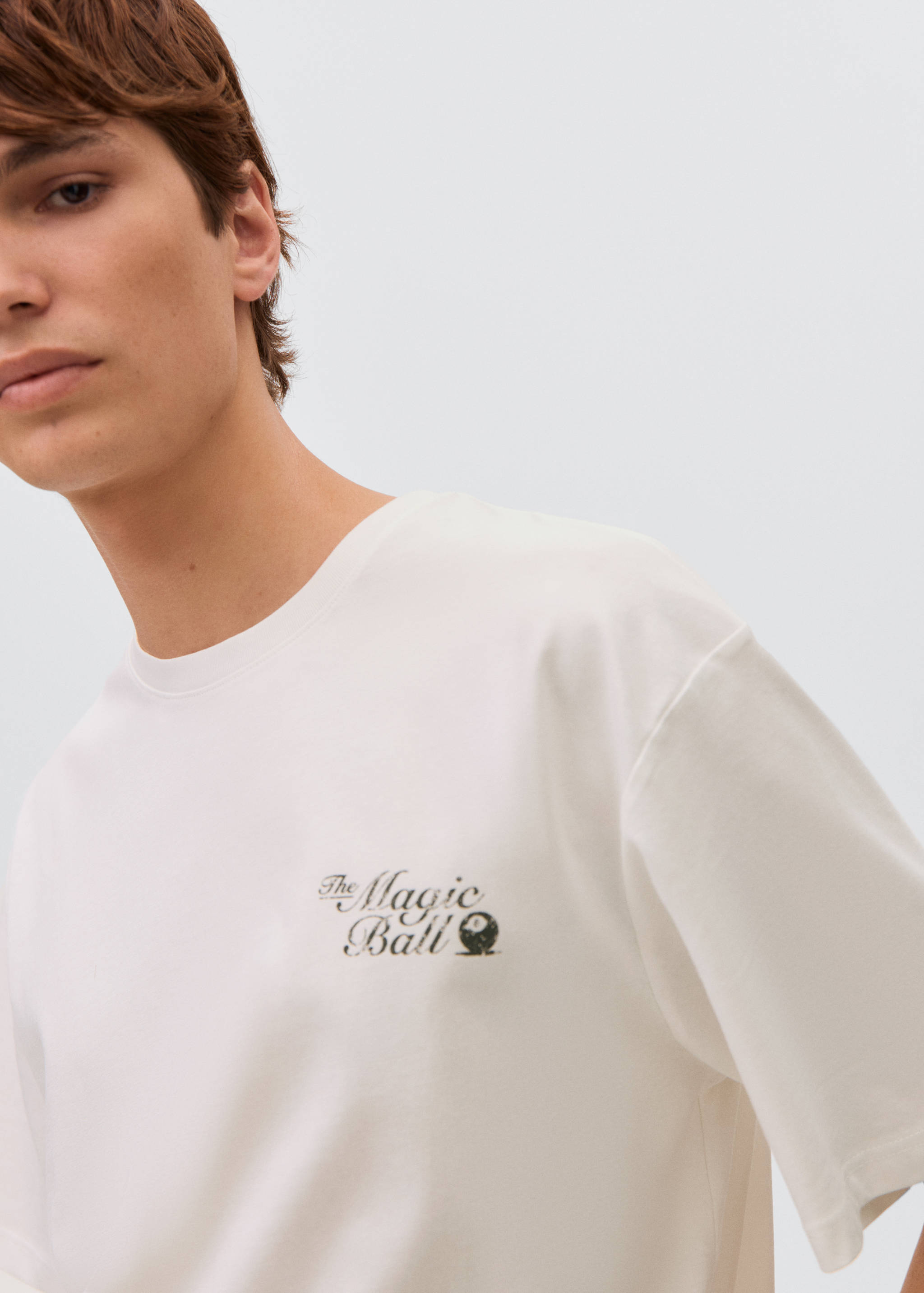 Oversized cotton t-shirt - Details of the article 1