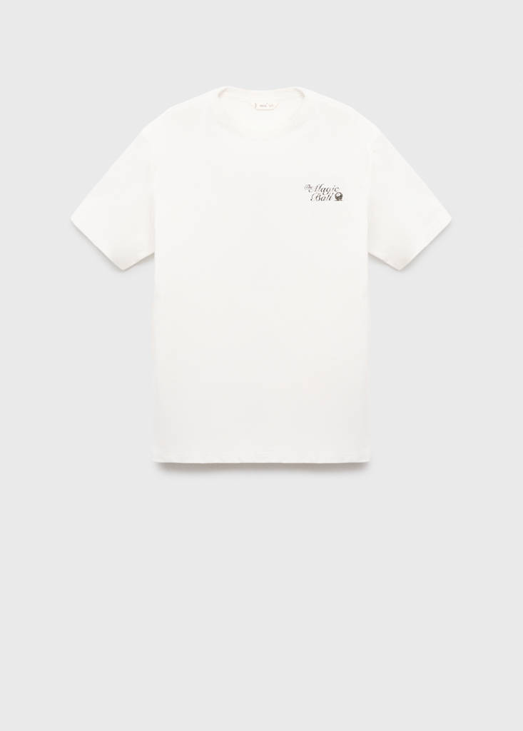 Oversized cotton t-shirt — Off White