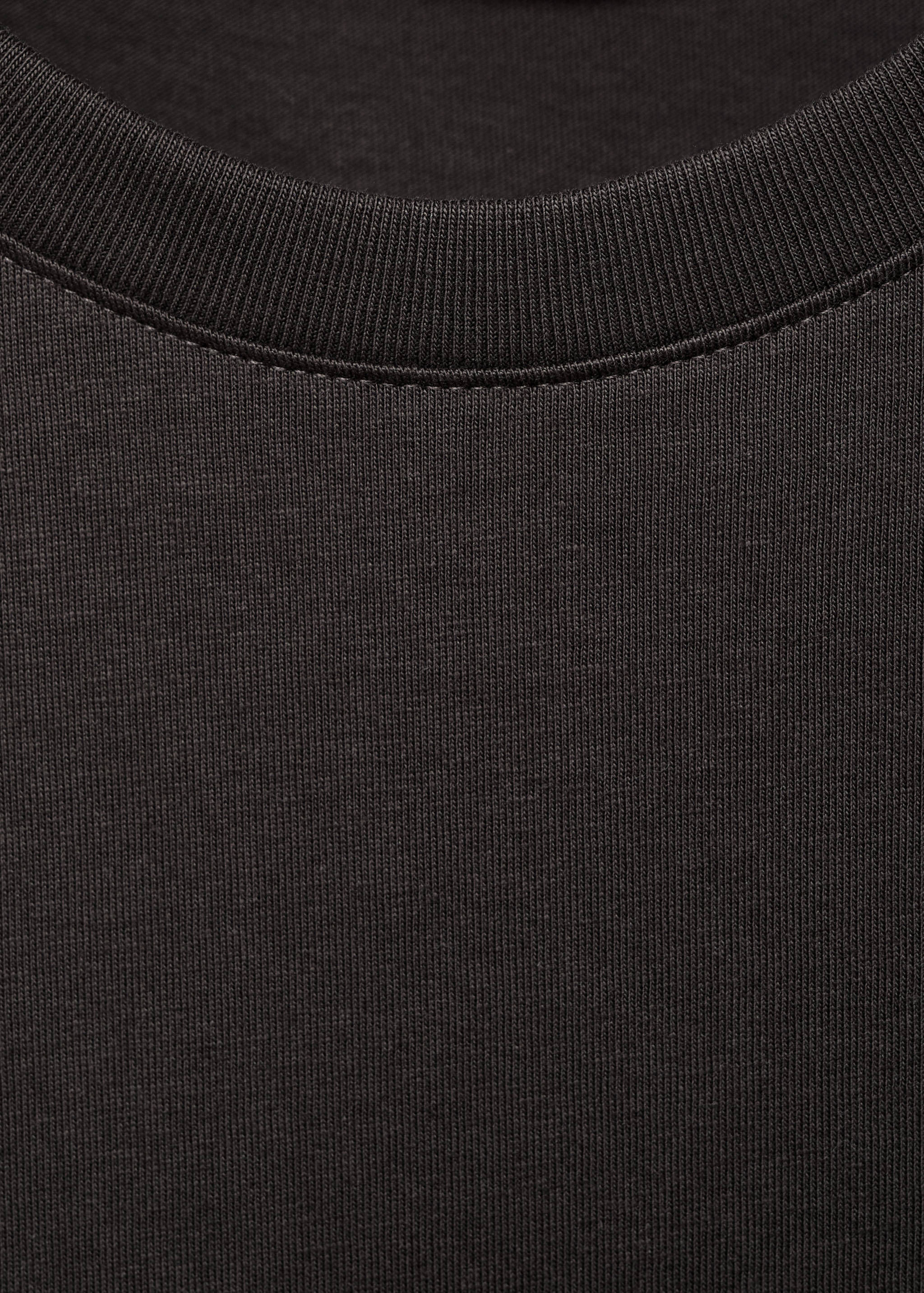 Хлопковая футболка с принтом - Деталь изделия 8