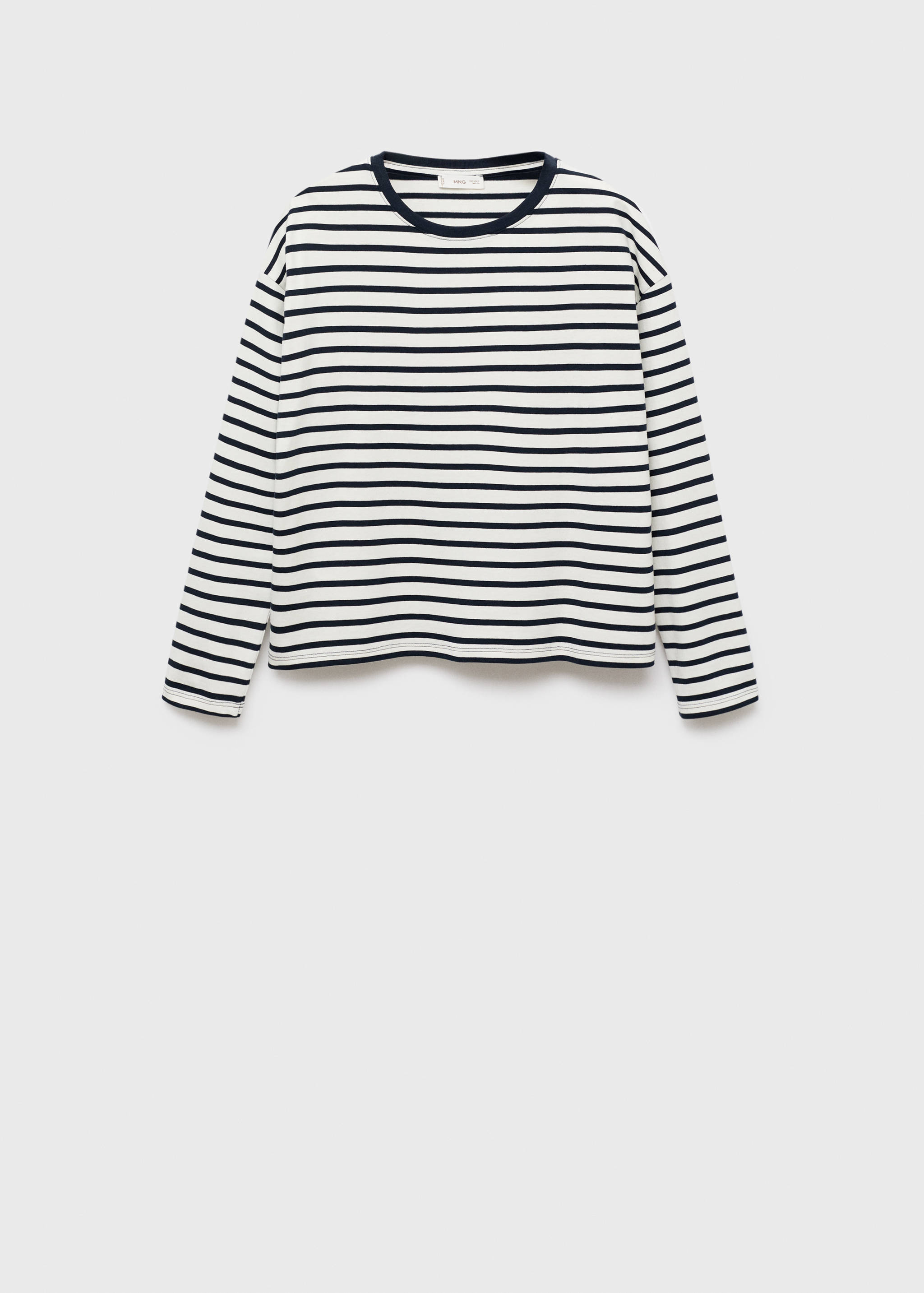 Striped cotton T-shirt - Article without model