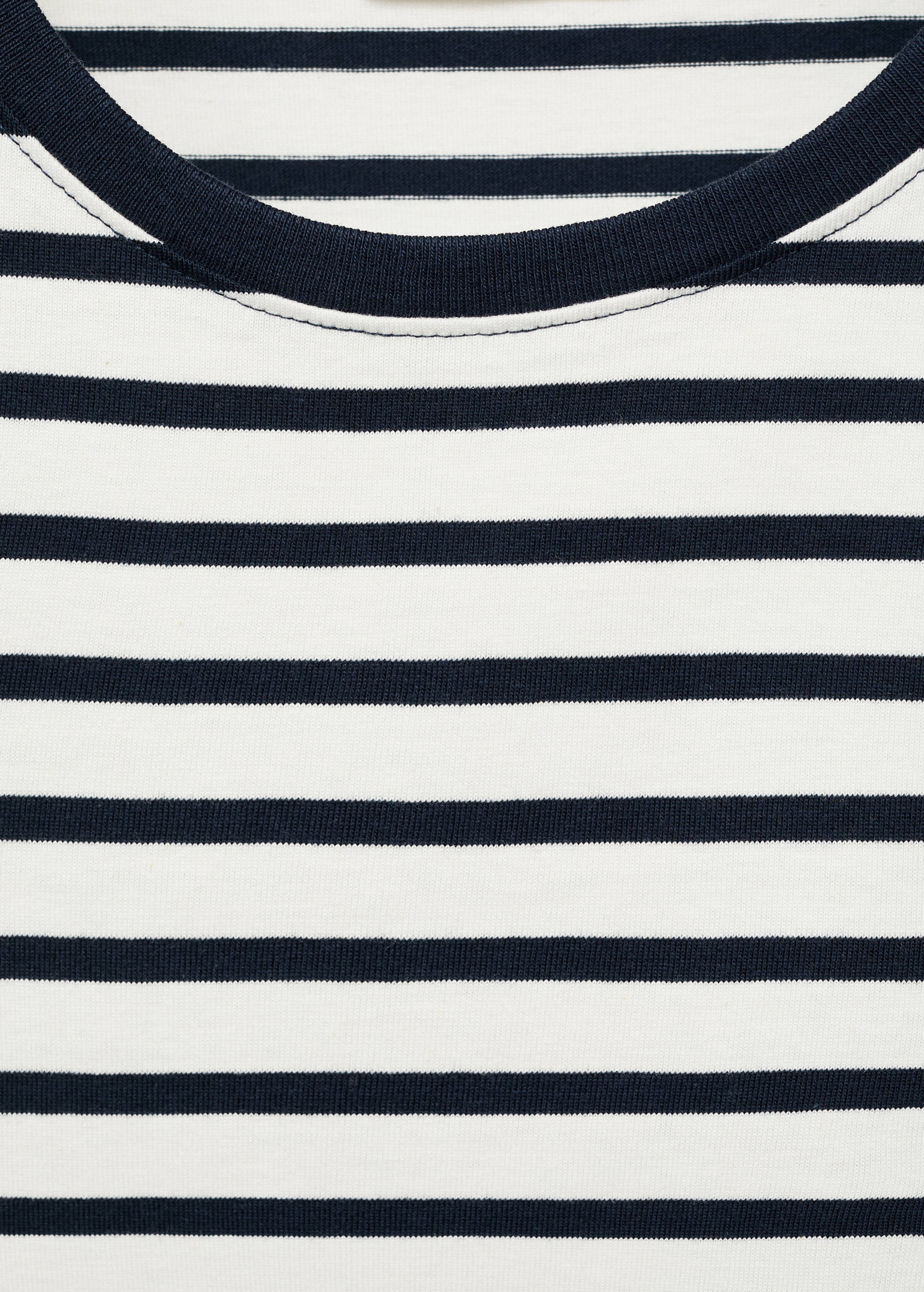 Striped cotton T-shirt - Details of the article 8