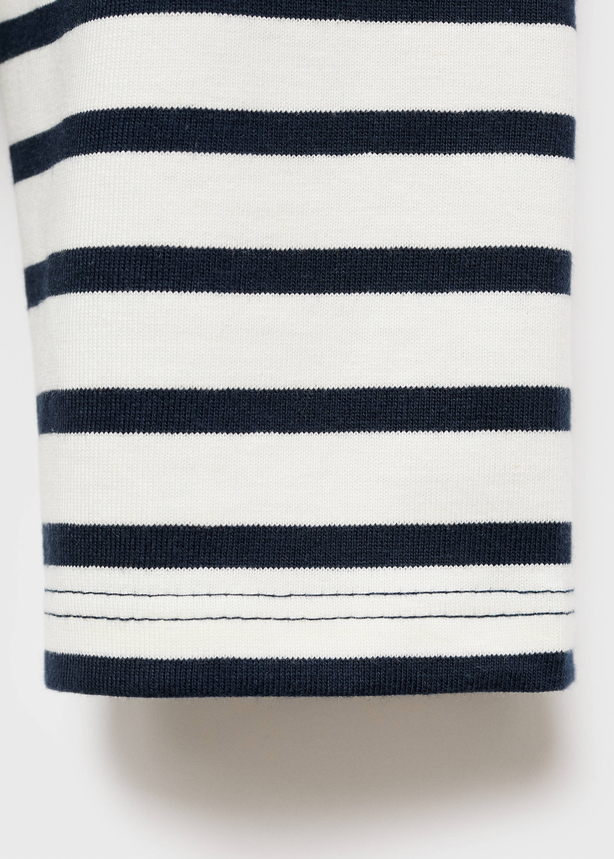Striped cotton T-shirt - Details of the article 0